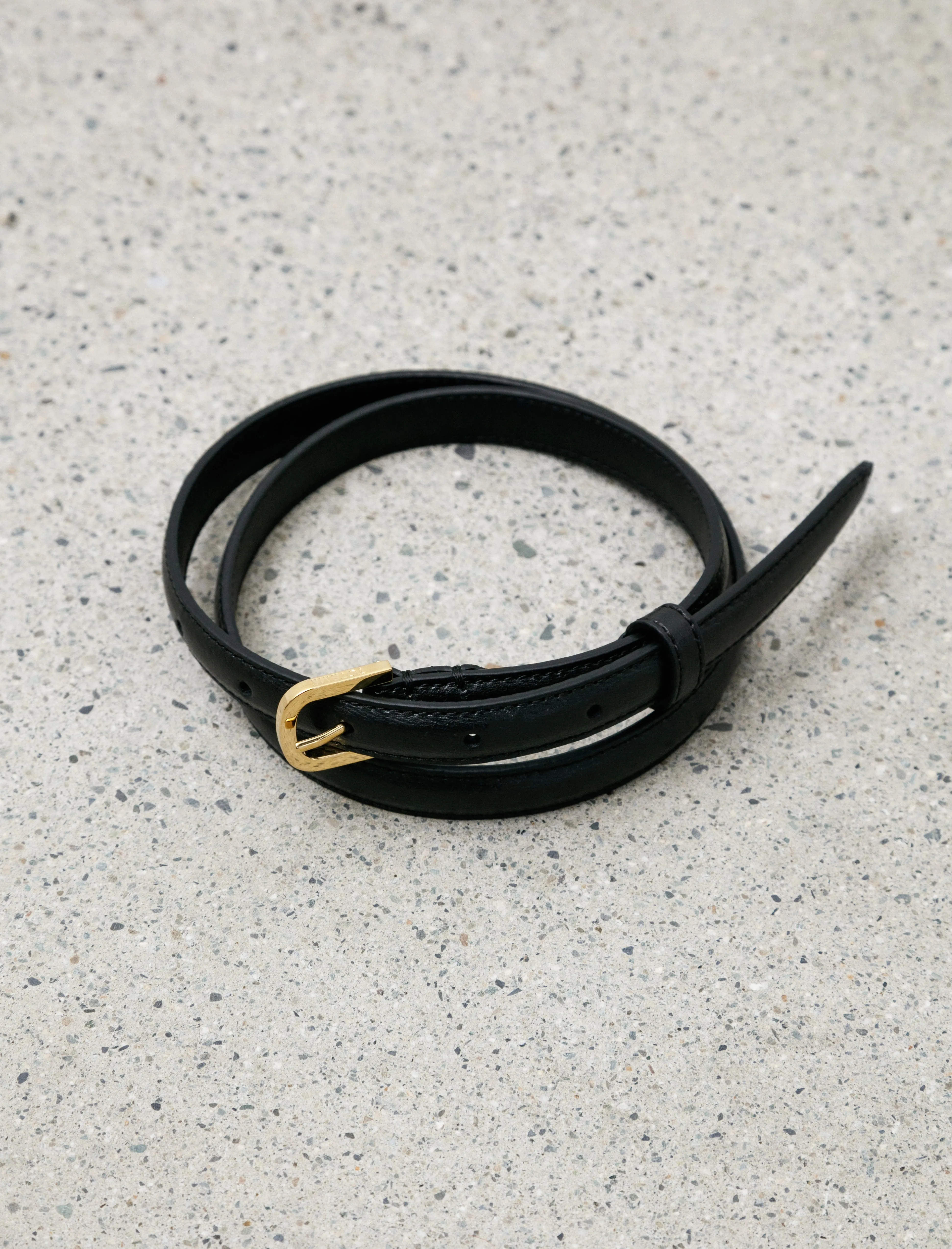 Thin Trouser Belt Palmellata Black sold by SHOP NEIGHBOR