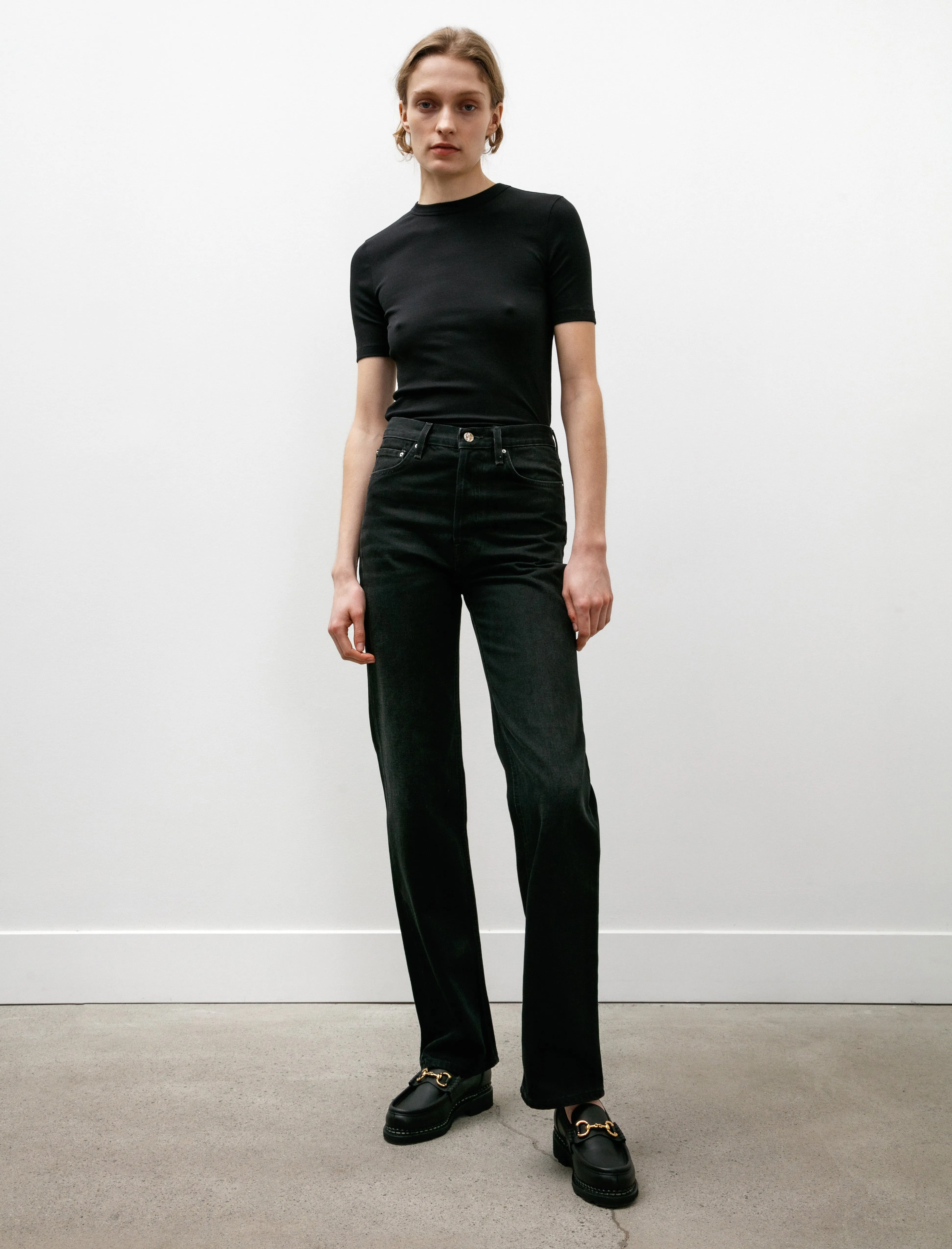 Classic Cut Denim Full Length Faded Black sold by SHOP NEIGHBOR product image thumbnail 3