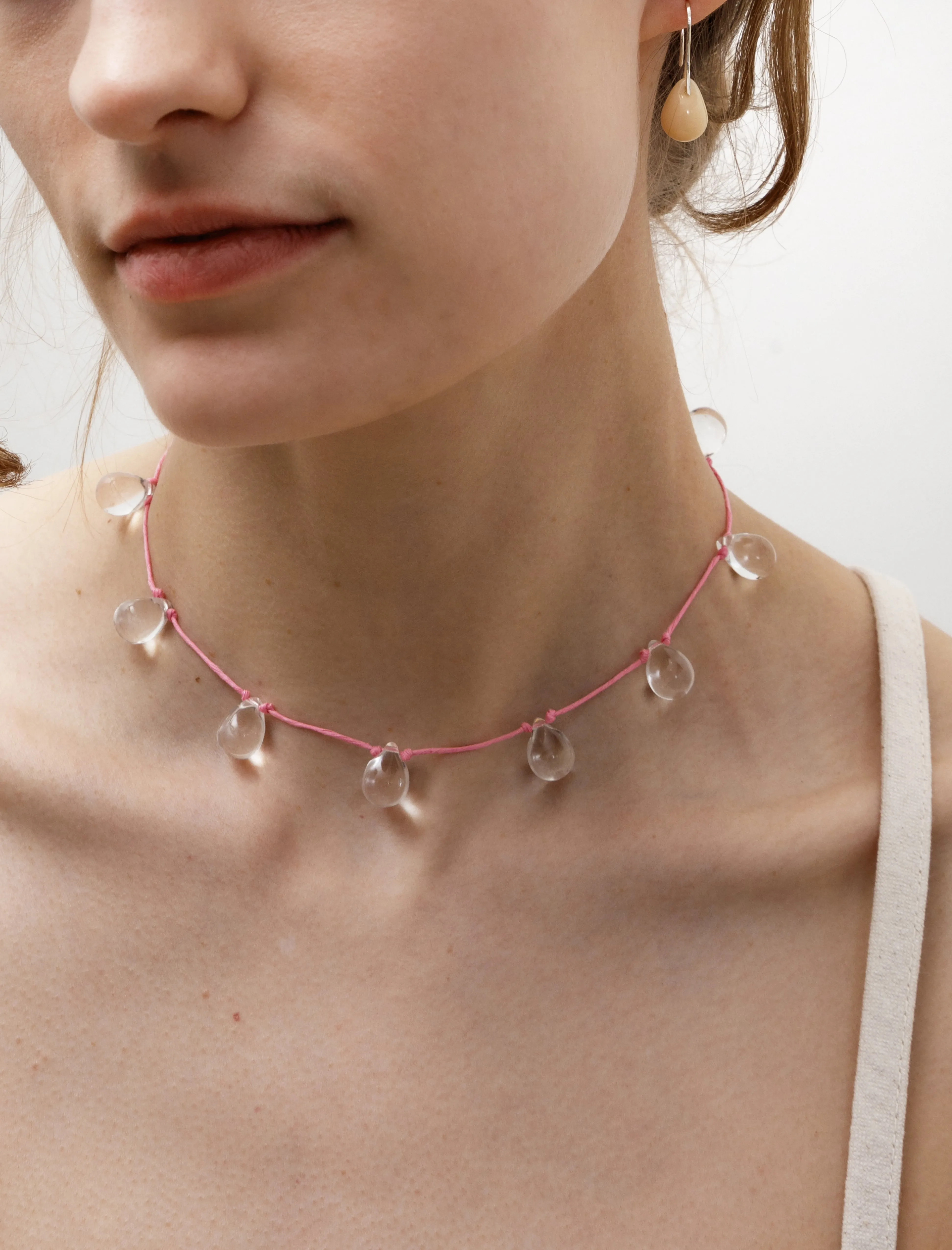 Noue Necklace Clear/Pink sold by SHOP NEIGHBOR product image thumbnail 2