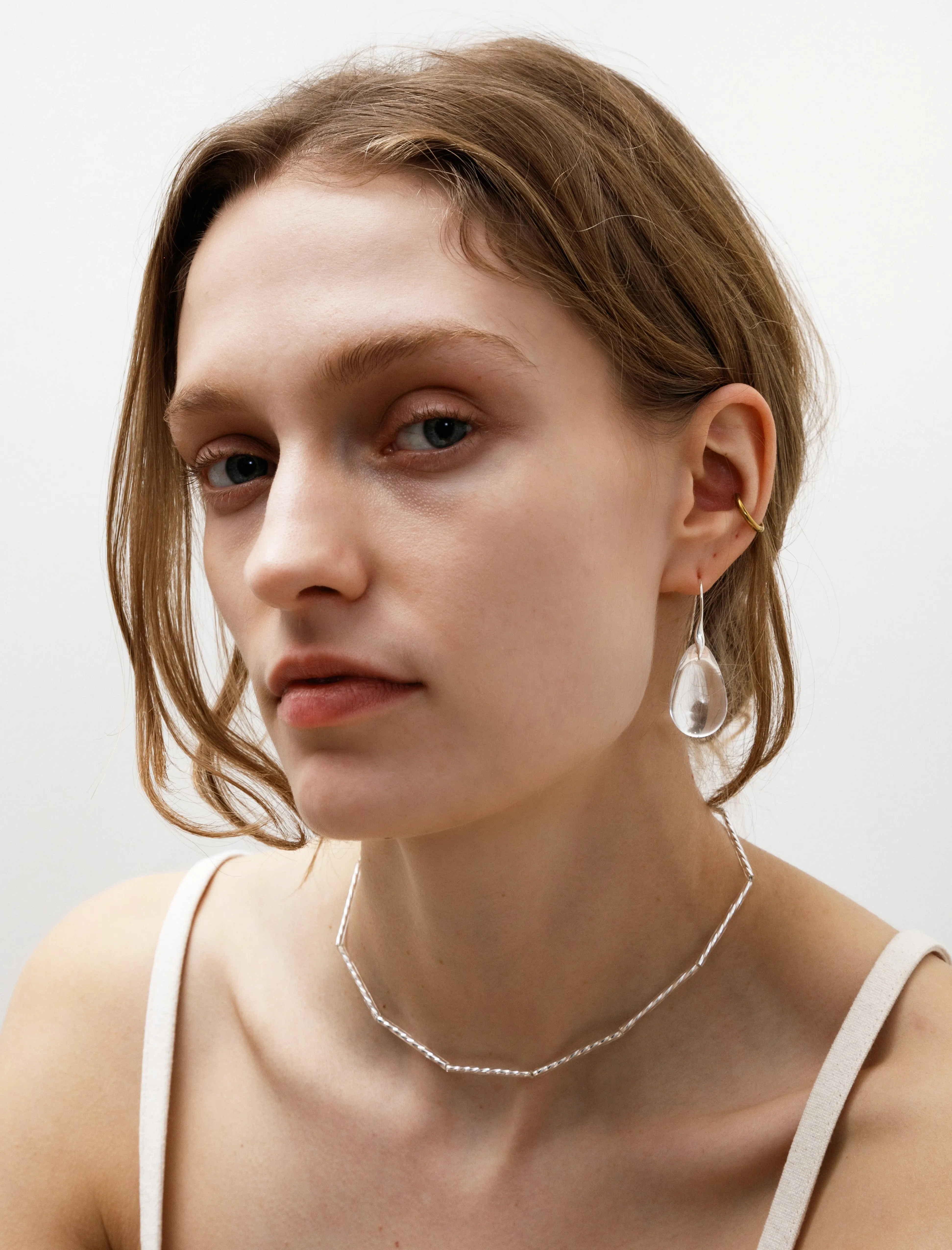 Tubes Necklace Twisted Silver sold by SHOP NEIGHBOR product image thumbnail 3