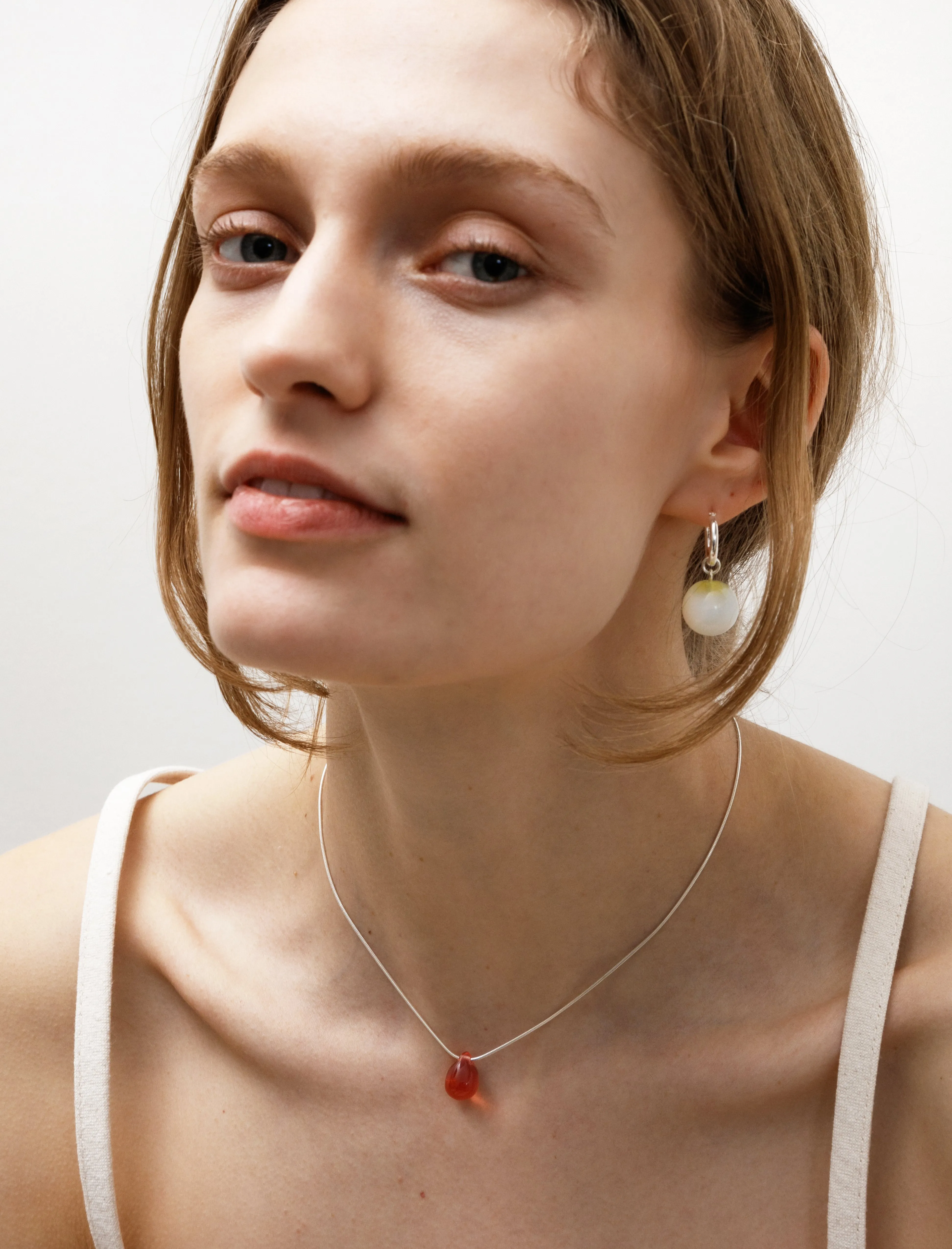 Gota Mini Necklace Opaline Pink sold by SHOP NEIGHBOR product image thumbnail 3