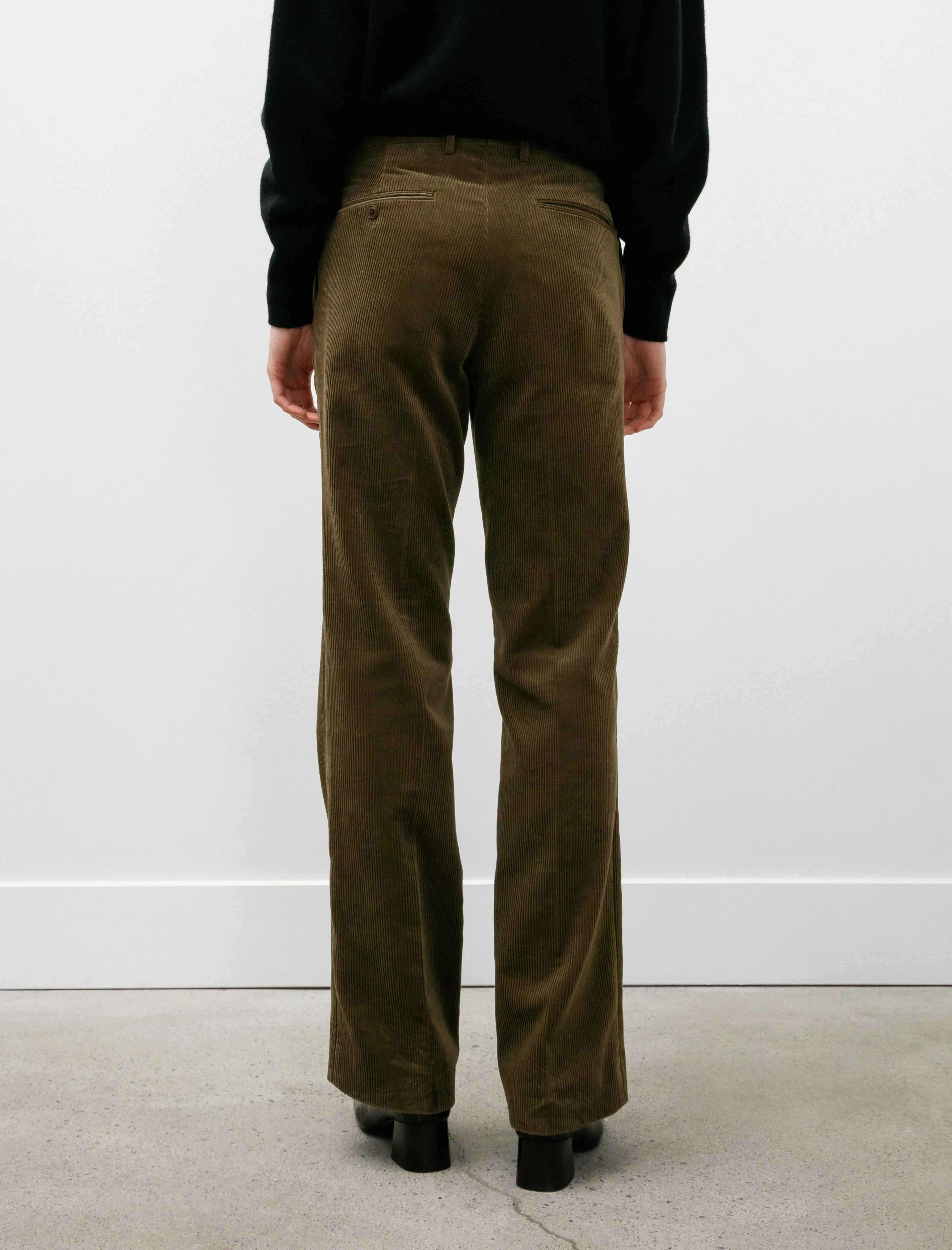Corduroy Piped Stem Pants Khaki sold by SHOP NEIGHBOR product image thumbnail 3