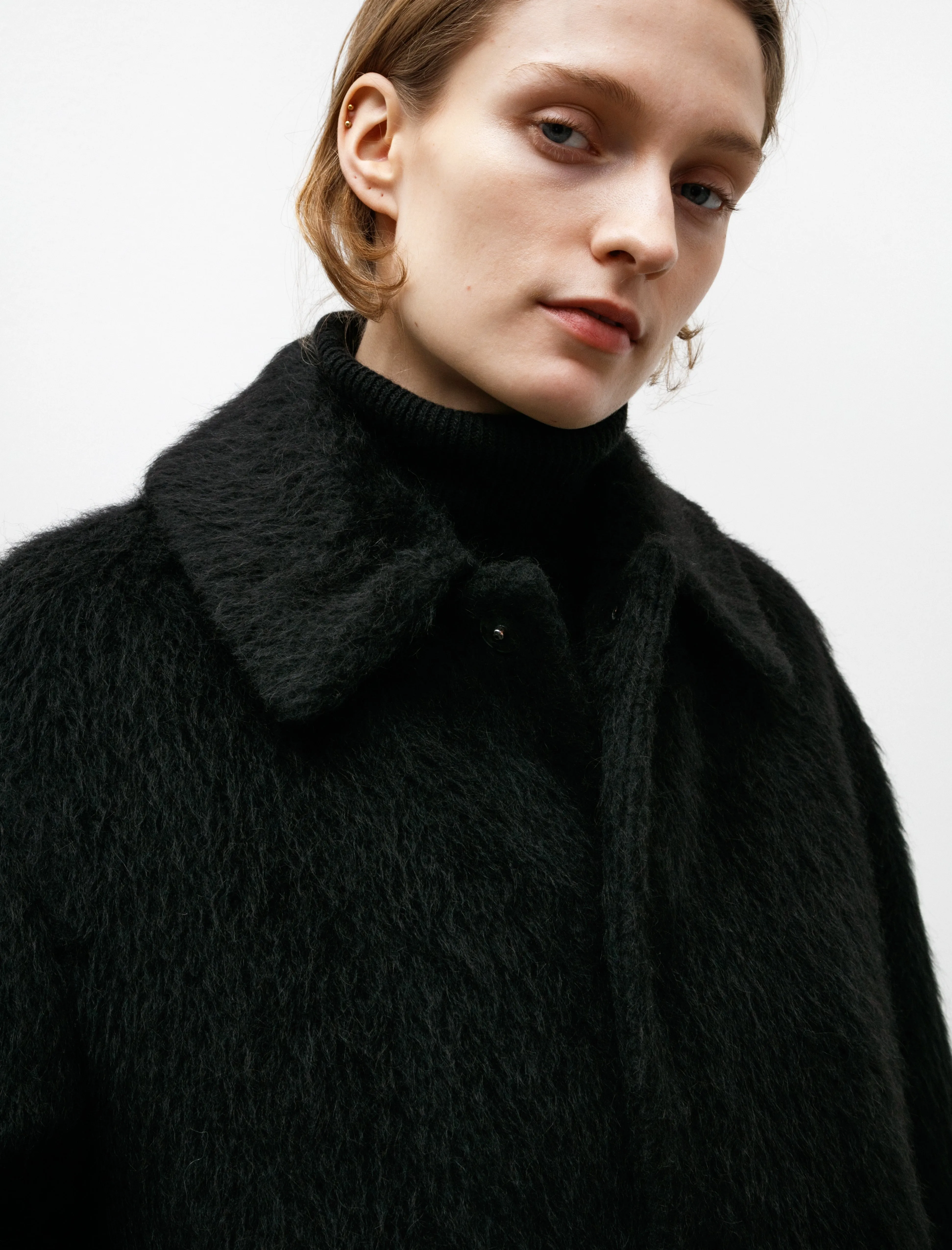 Camel Shaggy Blouson Black sold by SHOP NEIGHBOR product image thumbnail 3