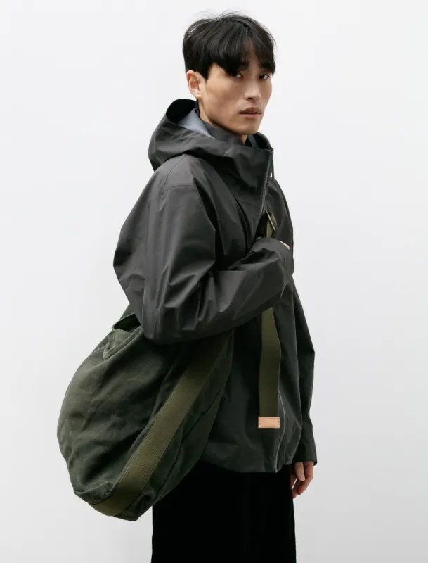 Square Shoulder Bag Big Khaki Green sold by SHOP NEIGHBOR