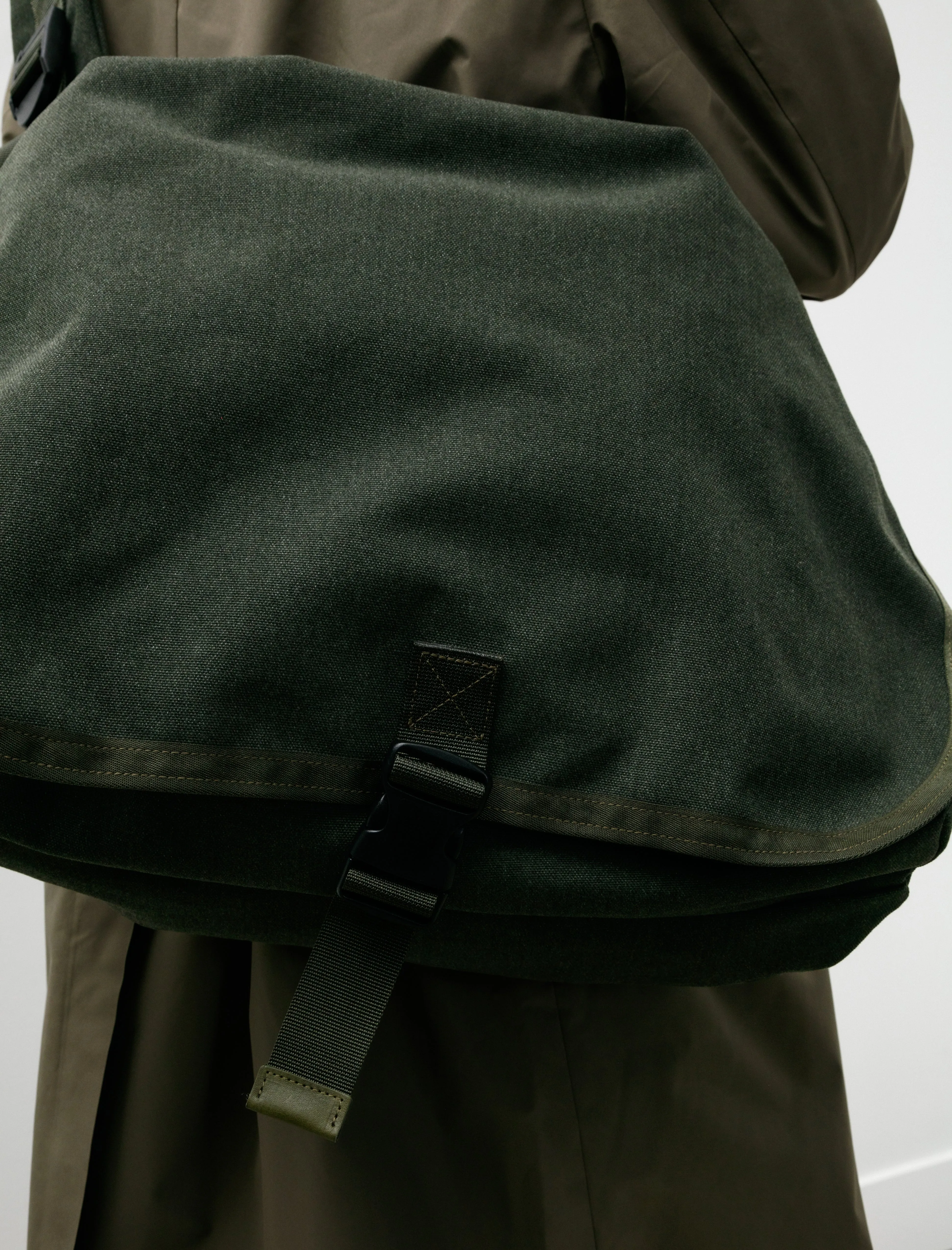 Messenger Bag Large Khaki Olive sold by SHOP NEIGHBOR product image thumbnail 4