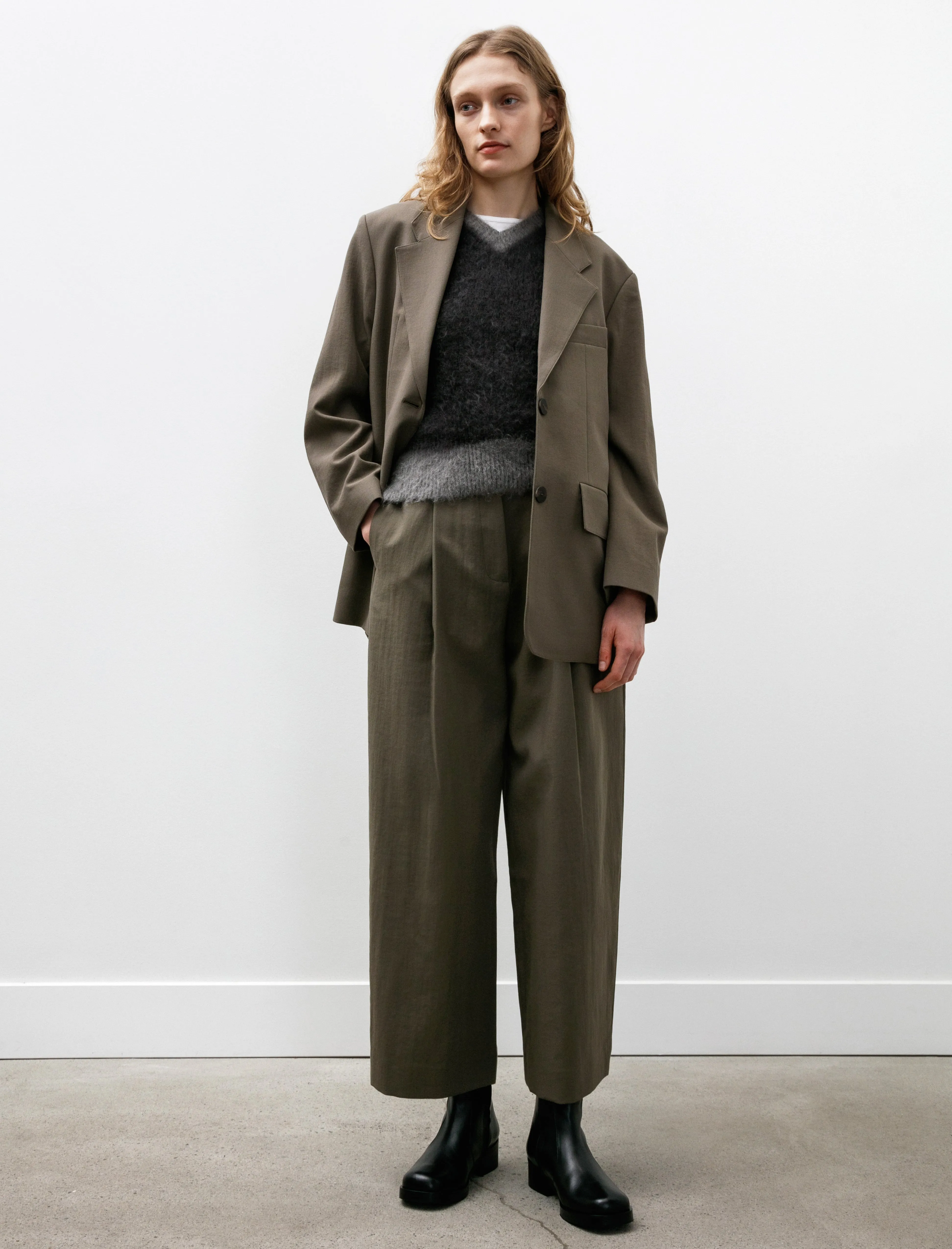 Ansell Deep Pleat Pants Fossil sold by SHOP NEIGHBOR product image thumbnail 5