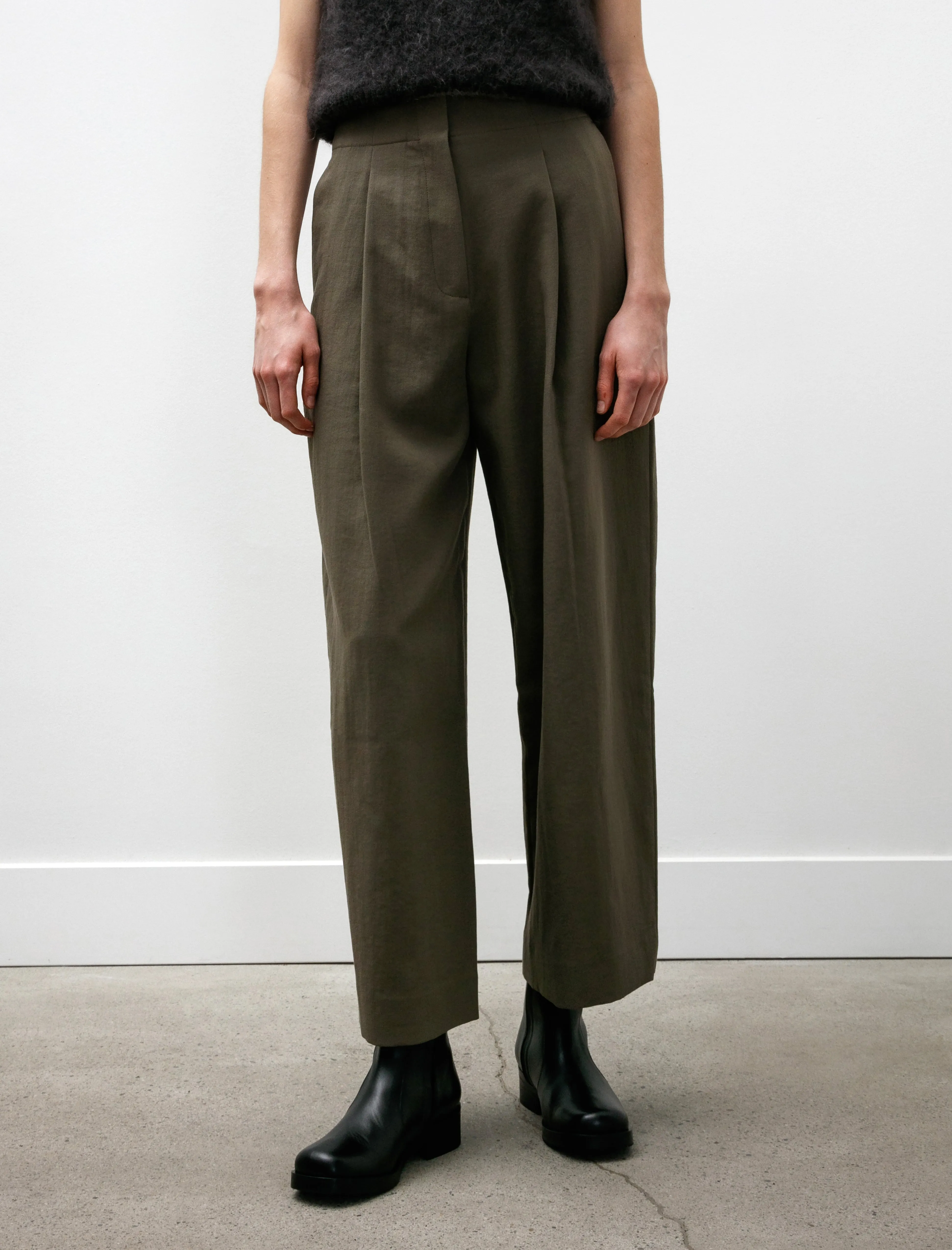 Ansell Deep Pleat Pants Fossil sold by SHOP NEIGHBOR product image thumbnail 2