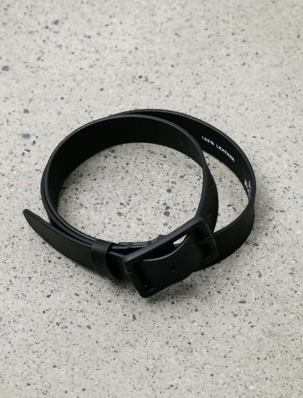 Leather Belt Black sold by SHOP NEIGHBOR