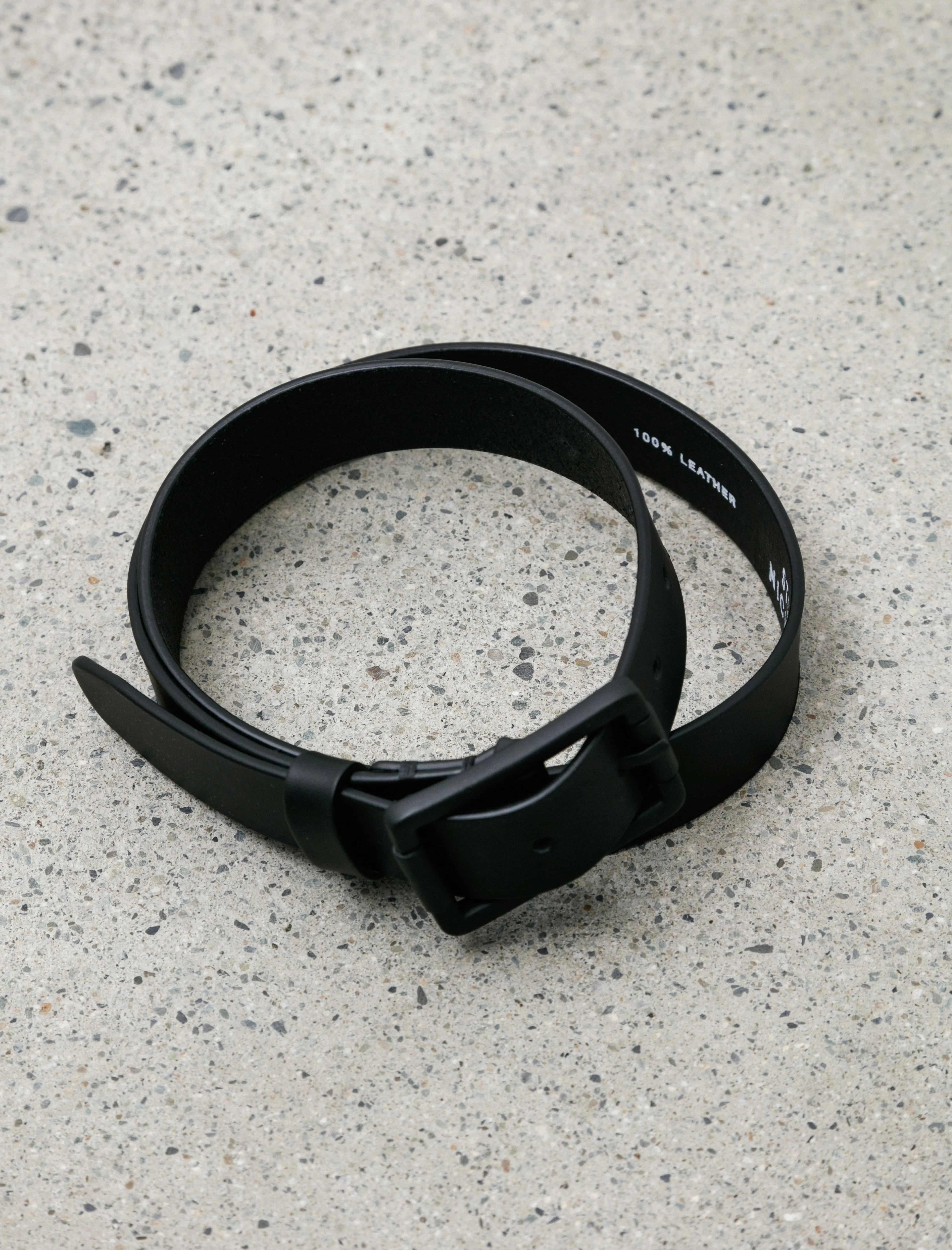Leather Belt Black sold by SHOP NEIGHBOR