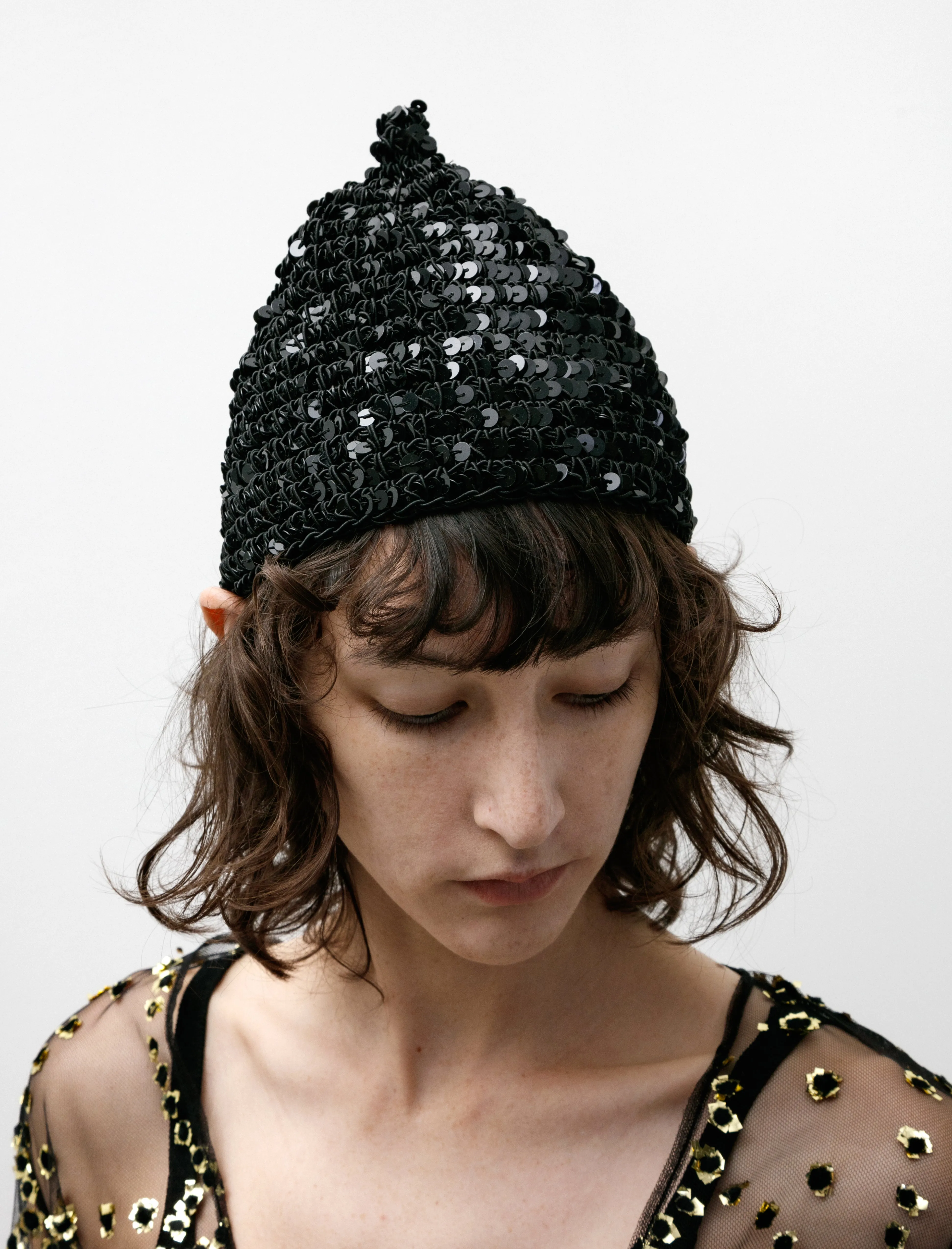 Sequinned Cap Black sold by SHOP NEIGHBOR product image thumbnail 3