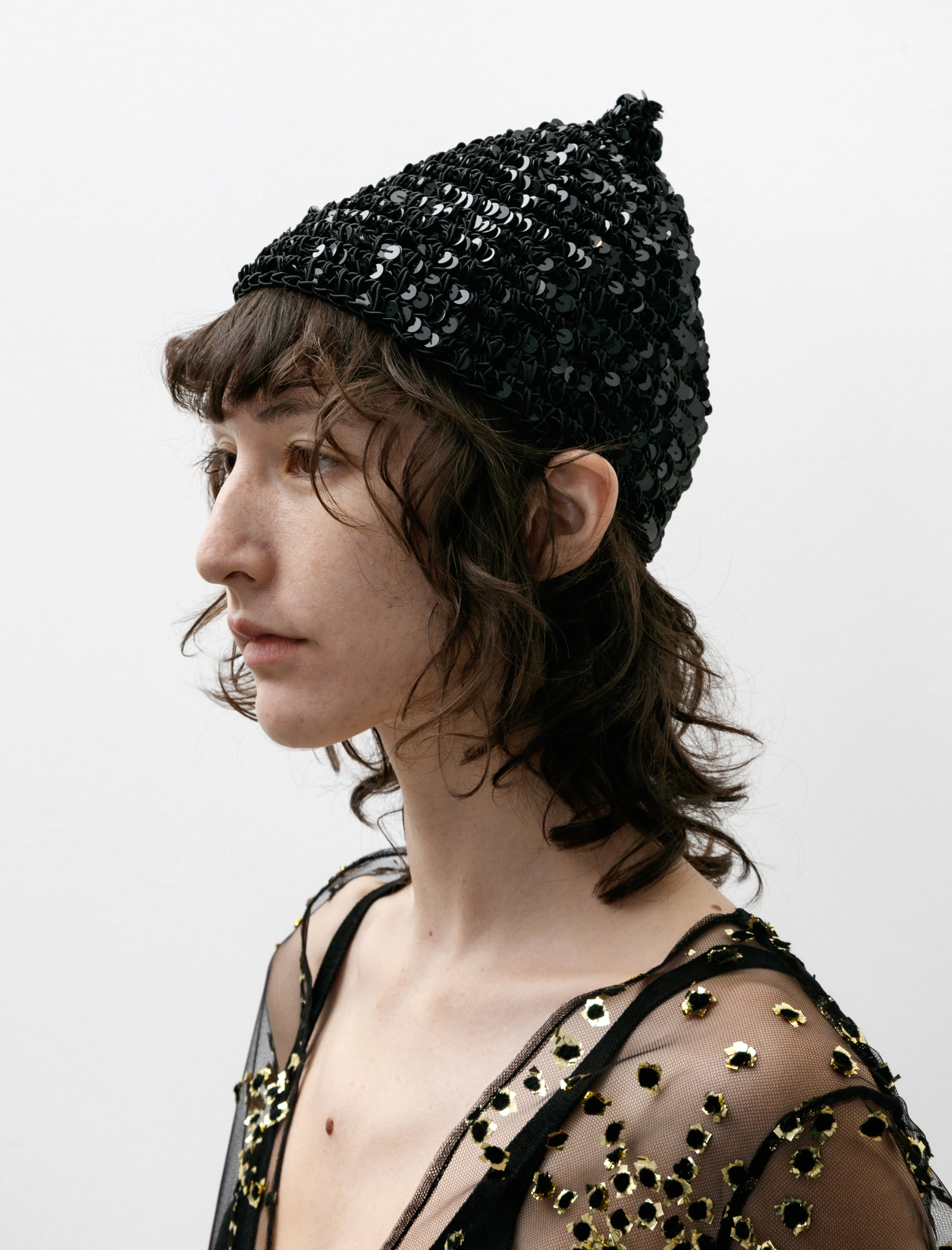 Sequinned Cap Black sold by SHOP NEIGHBOR product image thumbnail 2