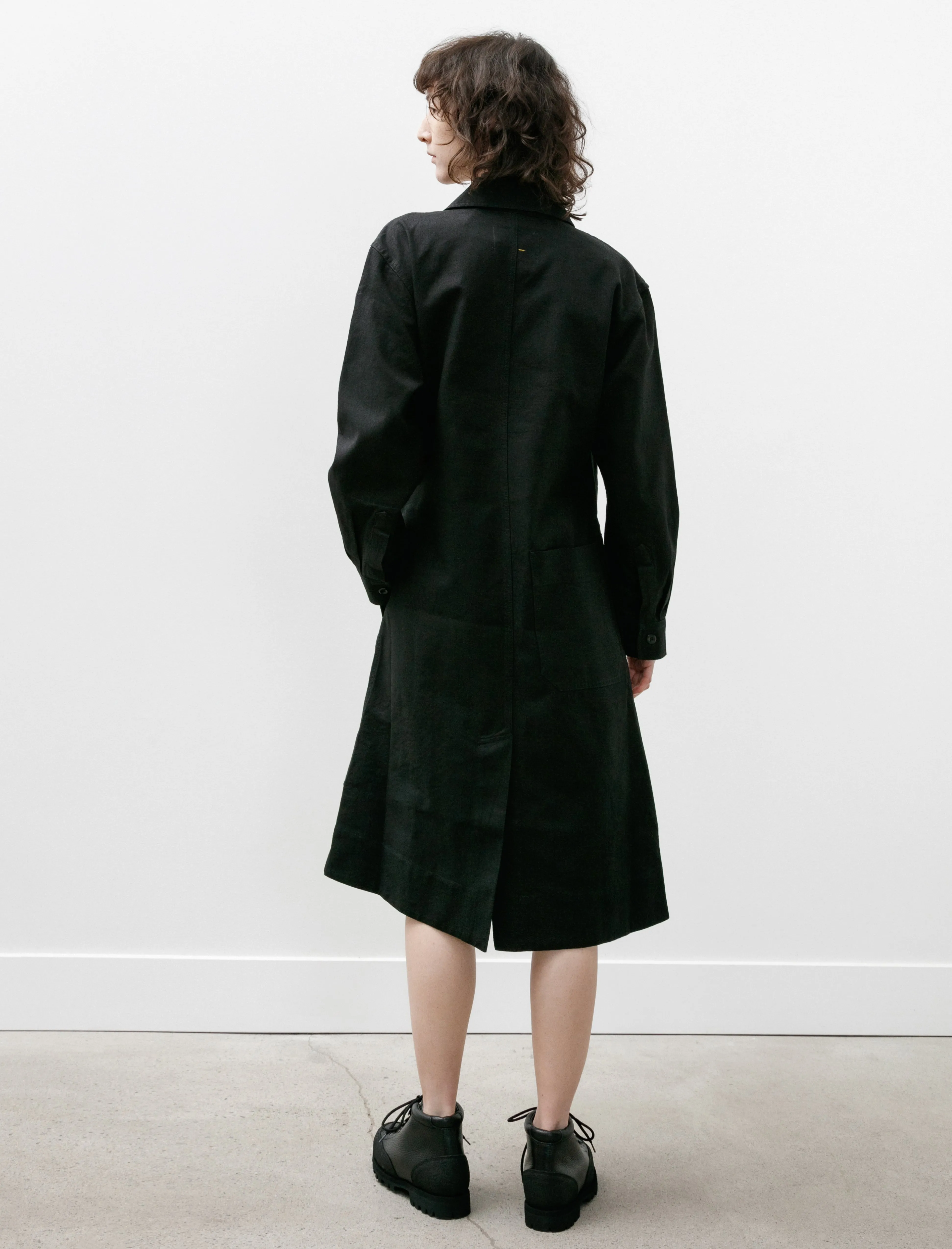 MHL Collared Wrap Dress Off Black sold by SHOP NEIGHBOR product image thumbnail 4