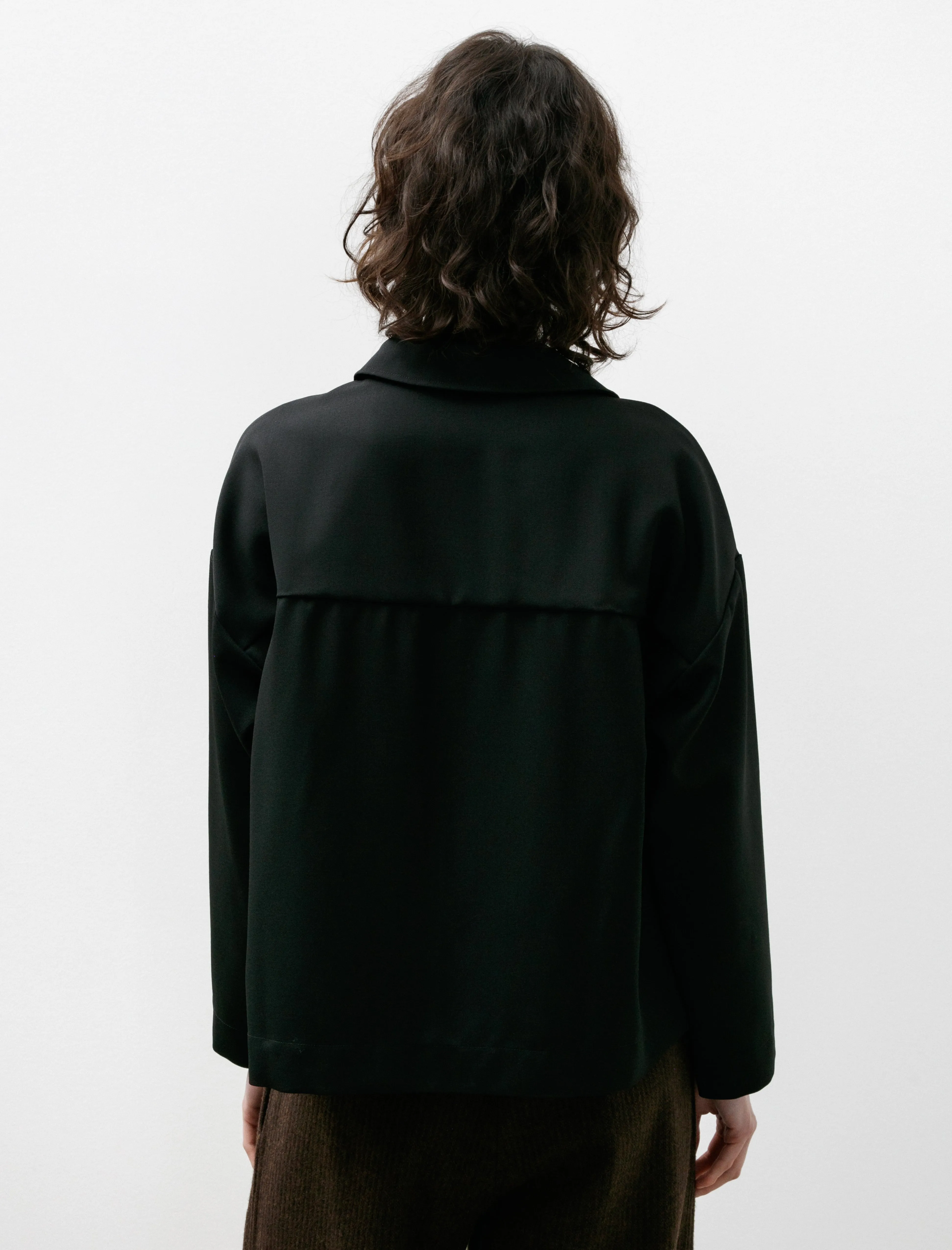 Juliette Shirt Gabardine Black sold by SHOP NEIGHBOR product image thumbnail 4