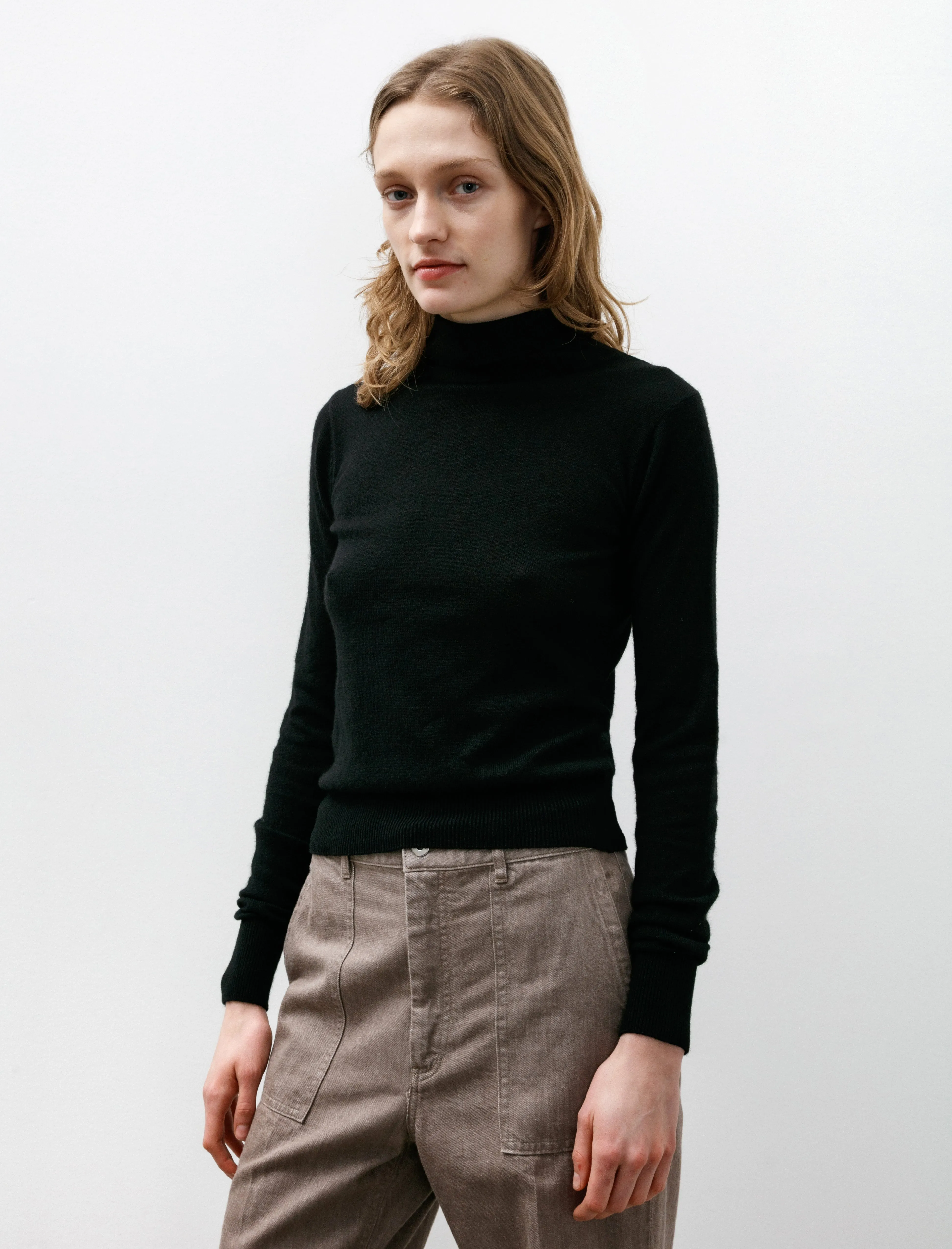Silk Cashmere Turtleneck Black sold by SHOP NEIGHBOR product image thumbnail 2