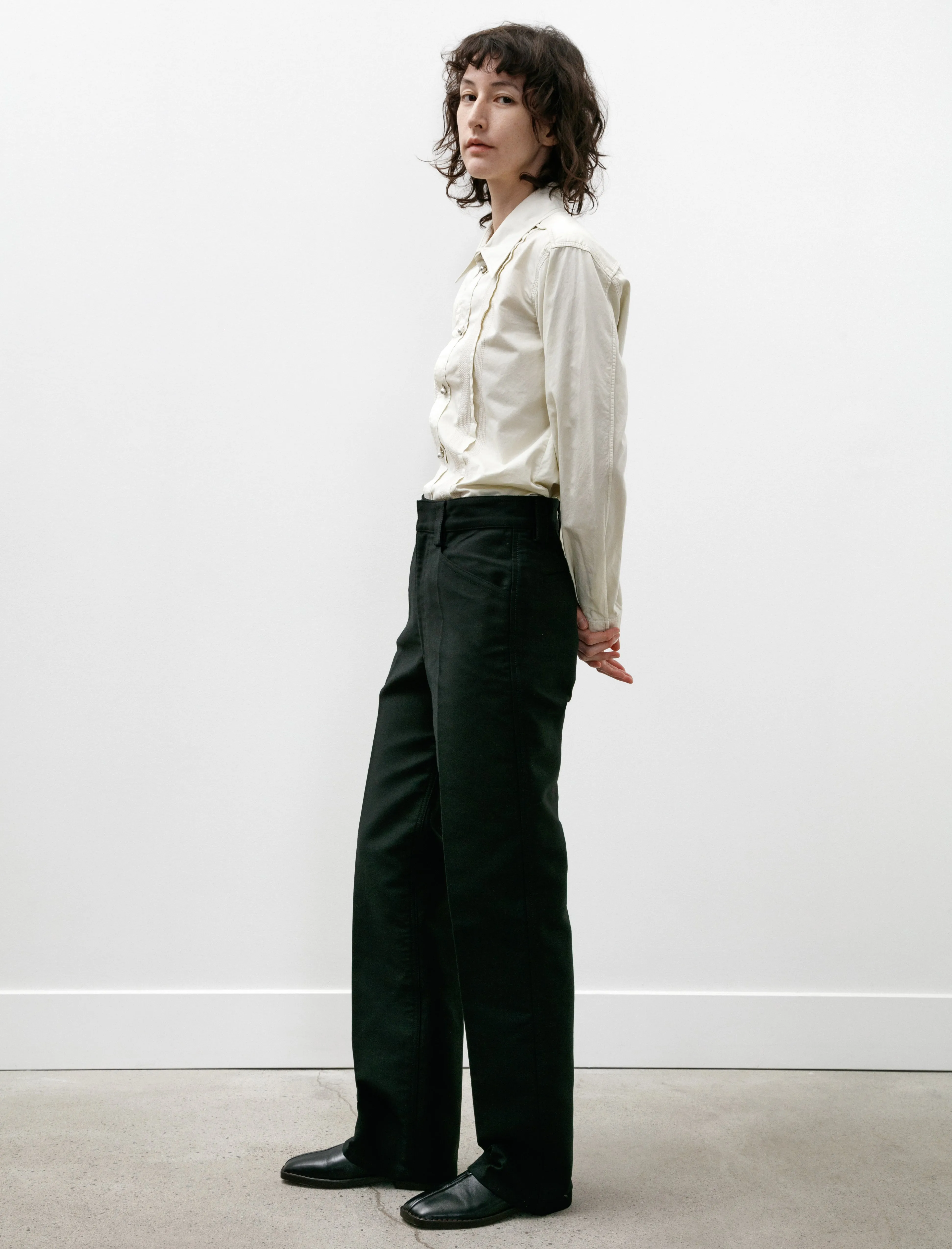 Straight Pants Black sold by SHOP NEIGHBOR product image thumbnail 3