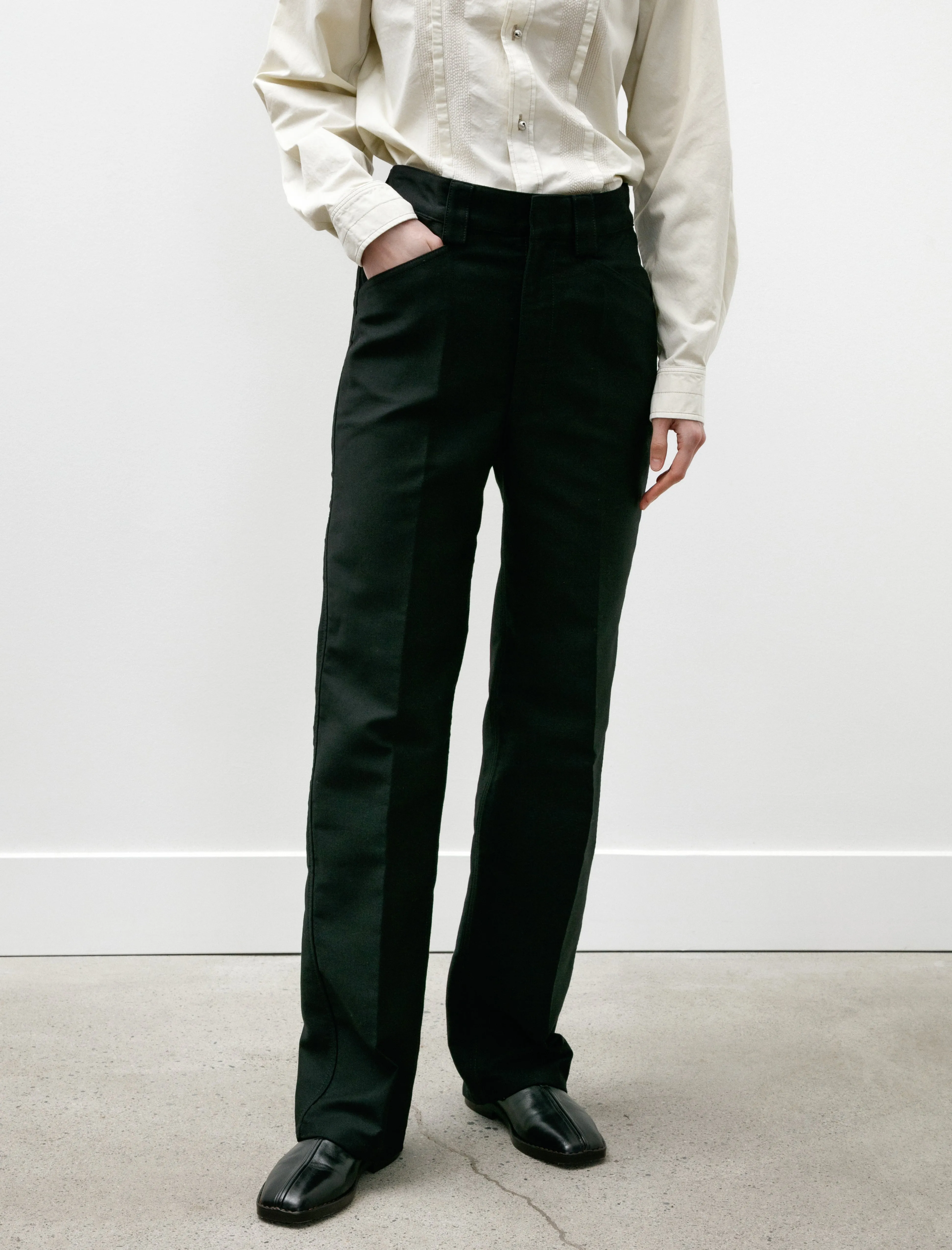 Straight Pants Black sold by SHOP NEIGHBOR product image thumbnail 2