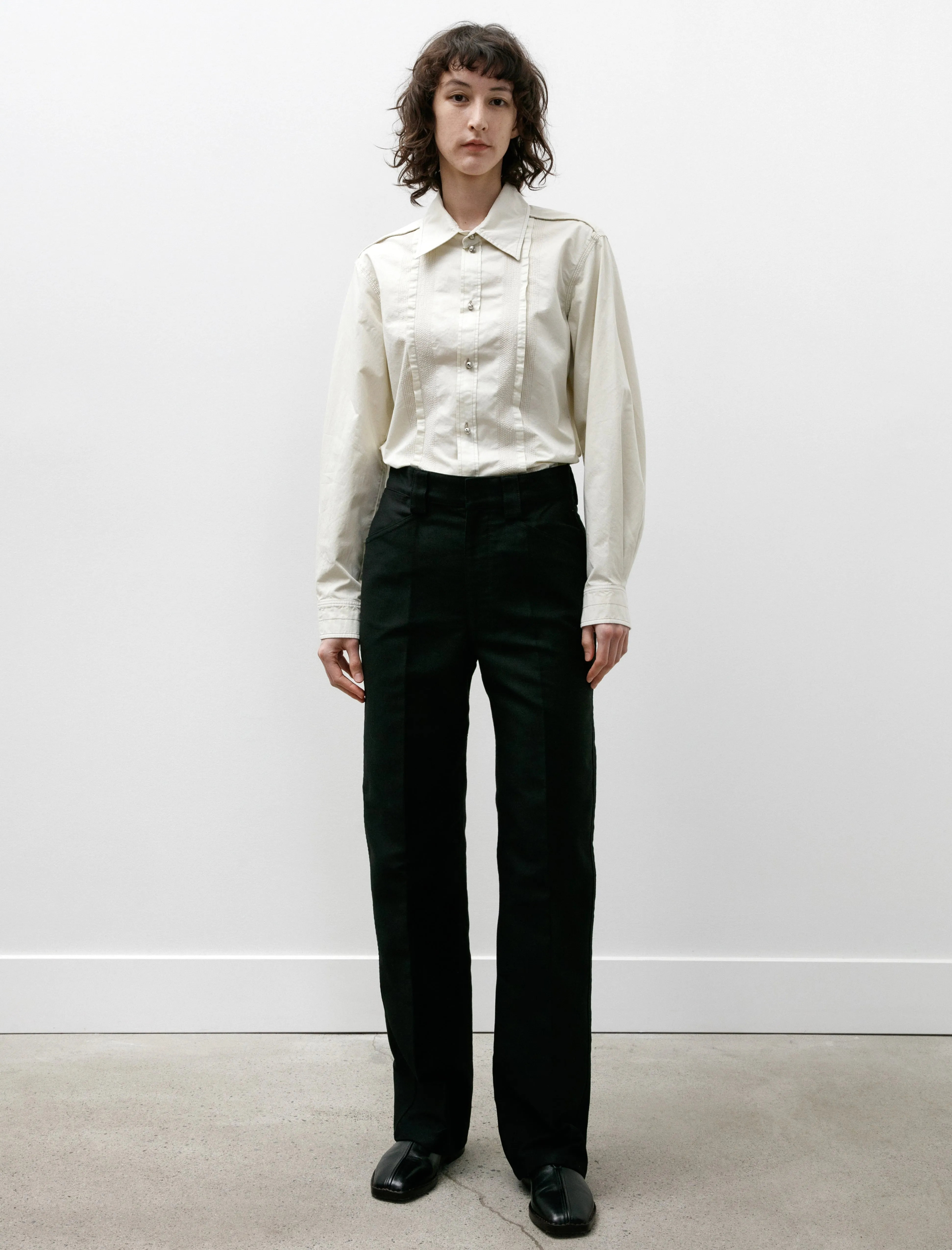 Straight Pants Black sold by SHOP NEIGHBOR