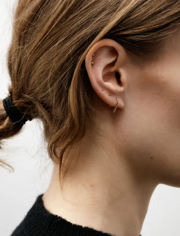Slip on Earrings Gold made by SHOP NEIGHBOR