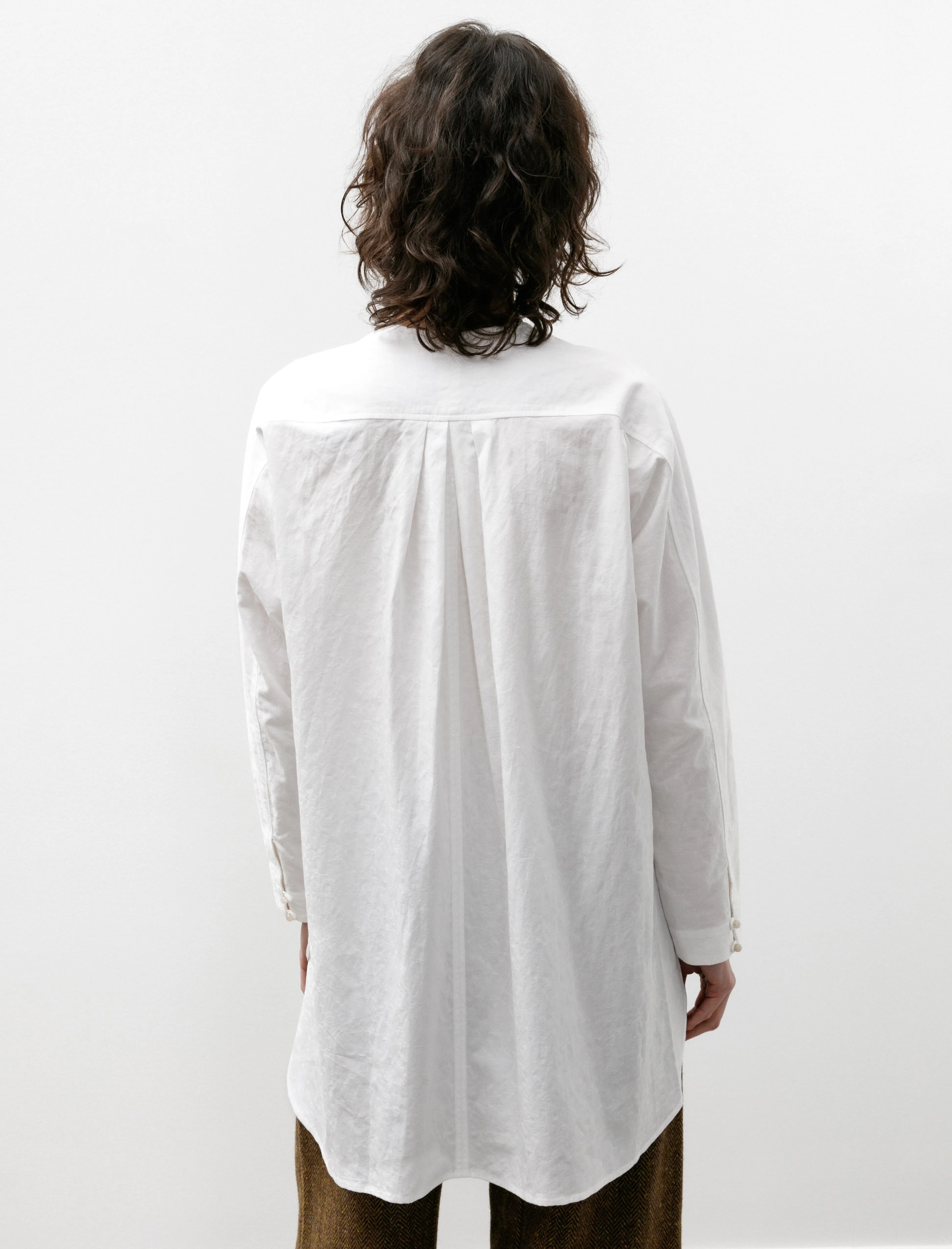 Jacquard Petal Shirt Ivory sold by SHOP NEIGHBOR product image thumbnail 5