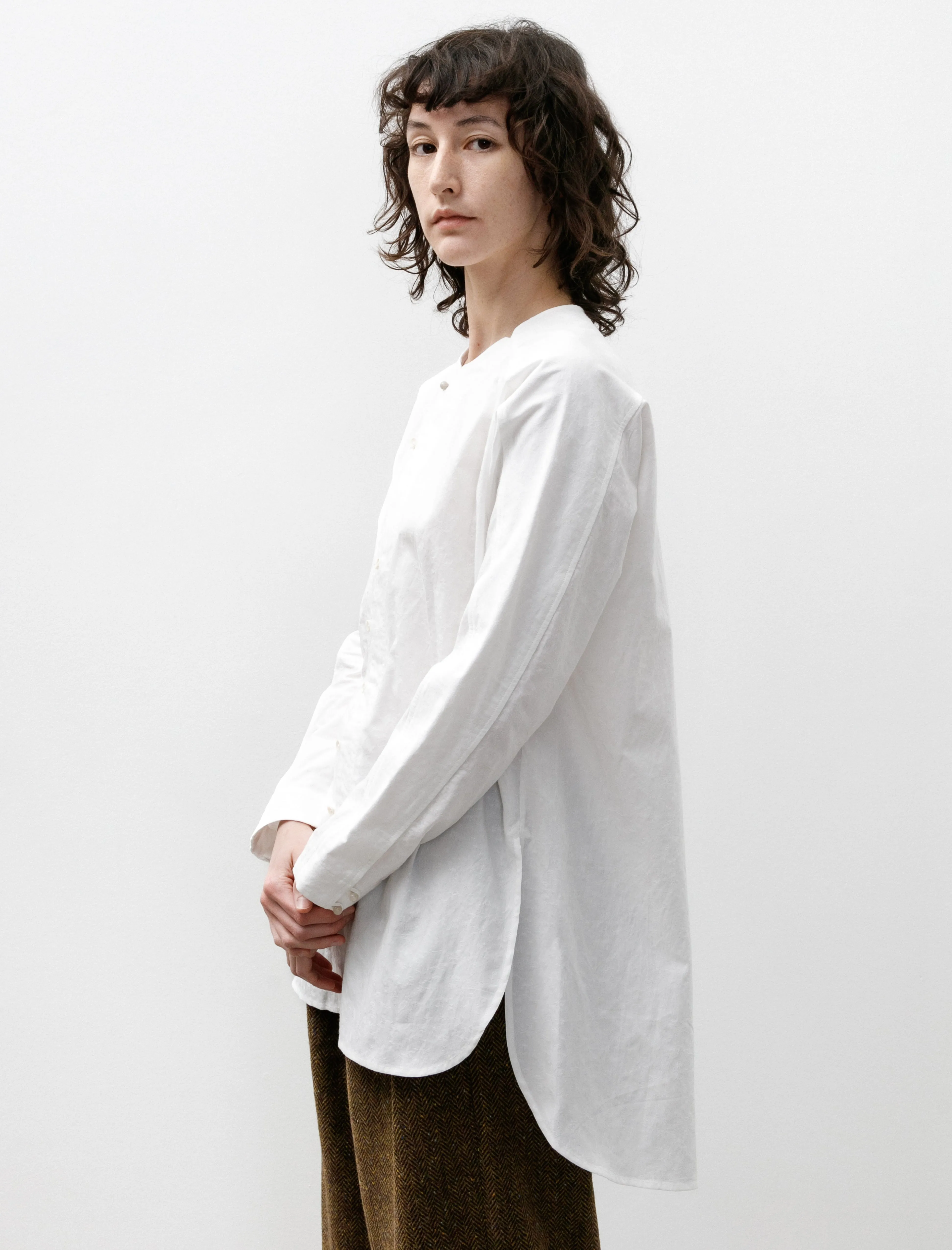 Jacquard Petal Shirt Ivory sold by SHOP NEIGHBOR product image thumbnail 4