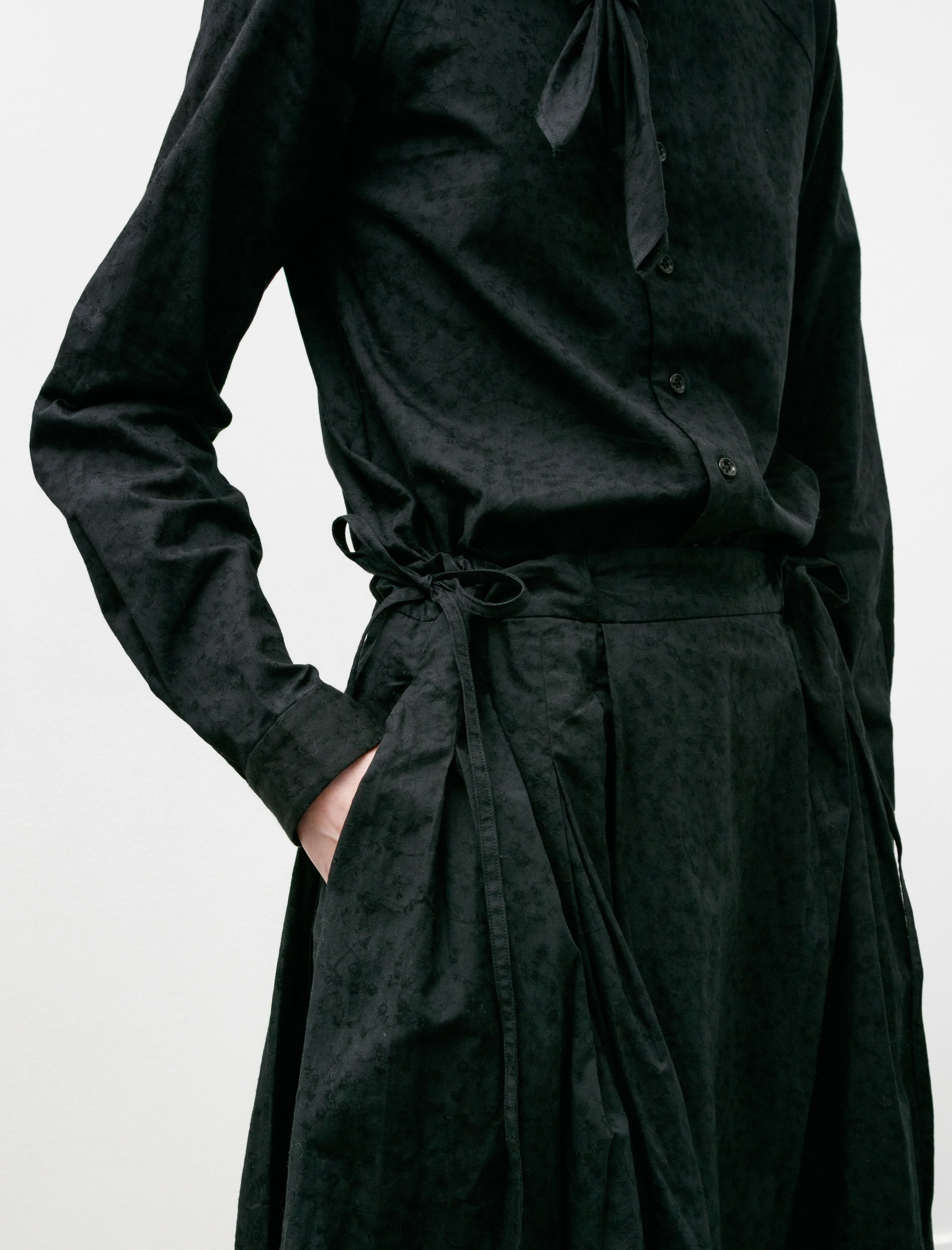 Jacquard Drawstring Skirt Obsidian sold by SHOP NEIGHBOR product image thumbnail 3