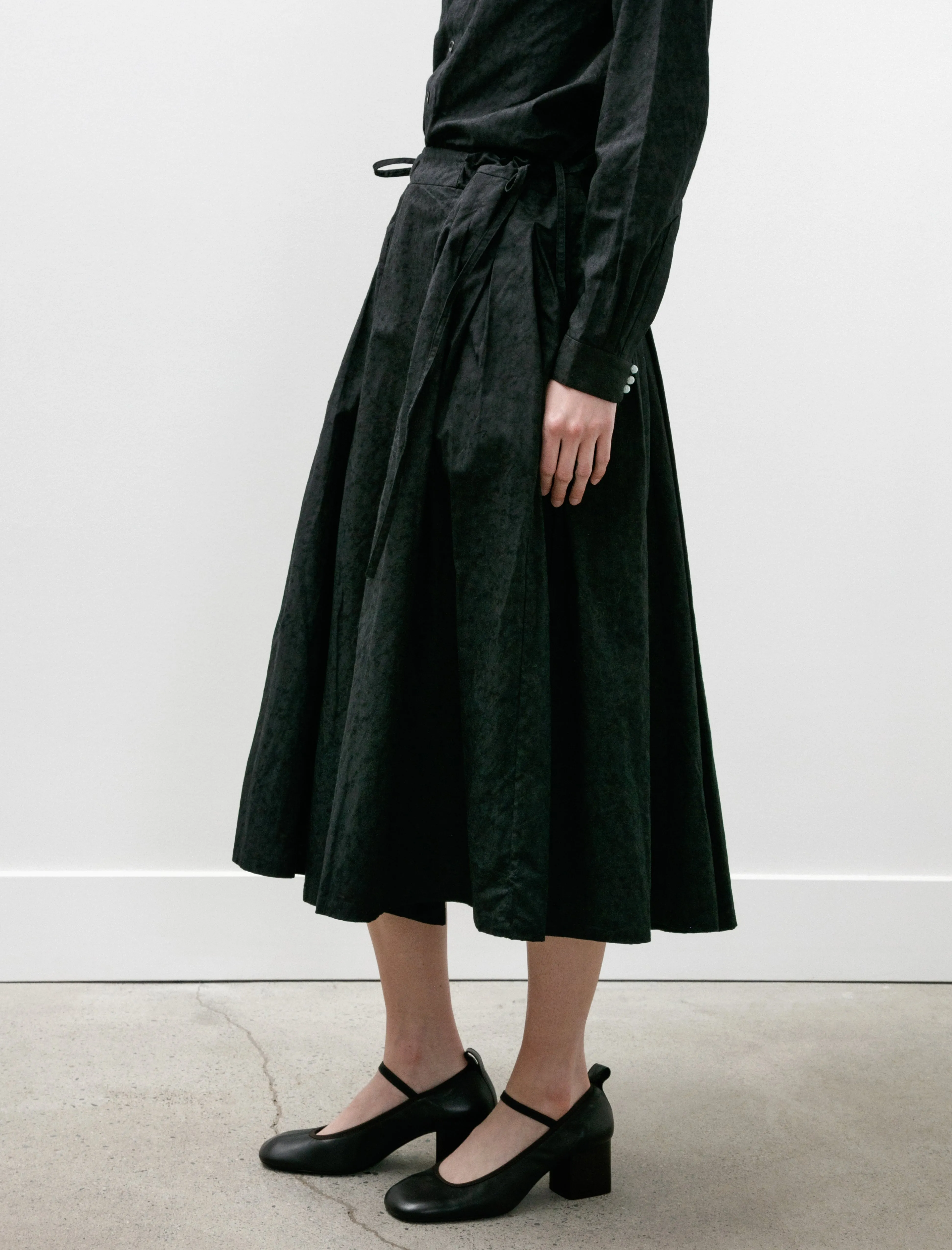 Jacquard Drawstring Skirt Obsidian sold by SHOP NEIGHBOR product image thumbnail 5