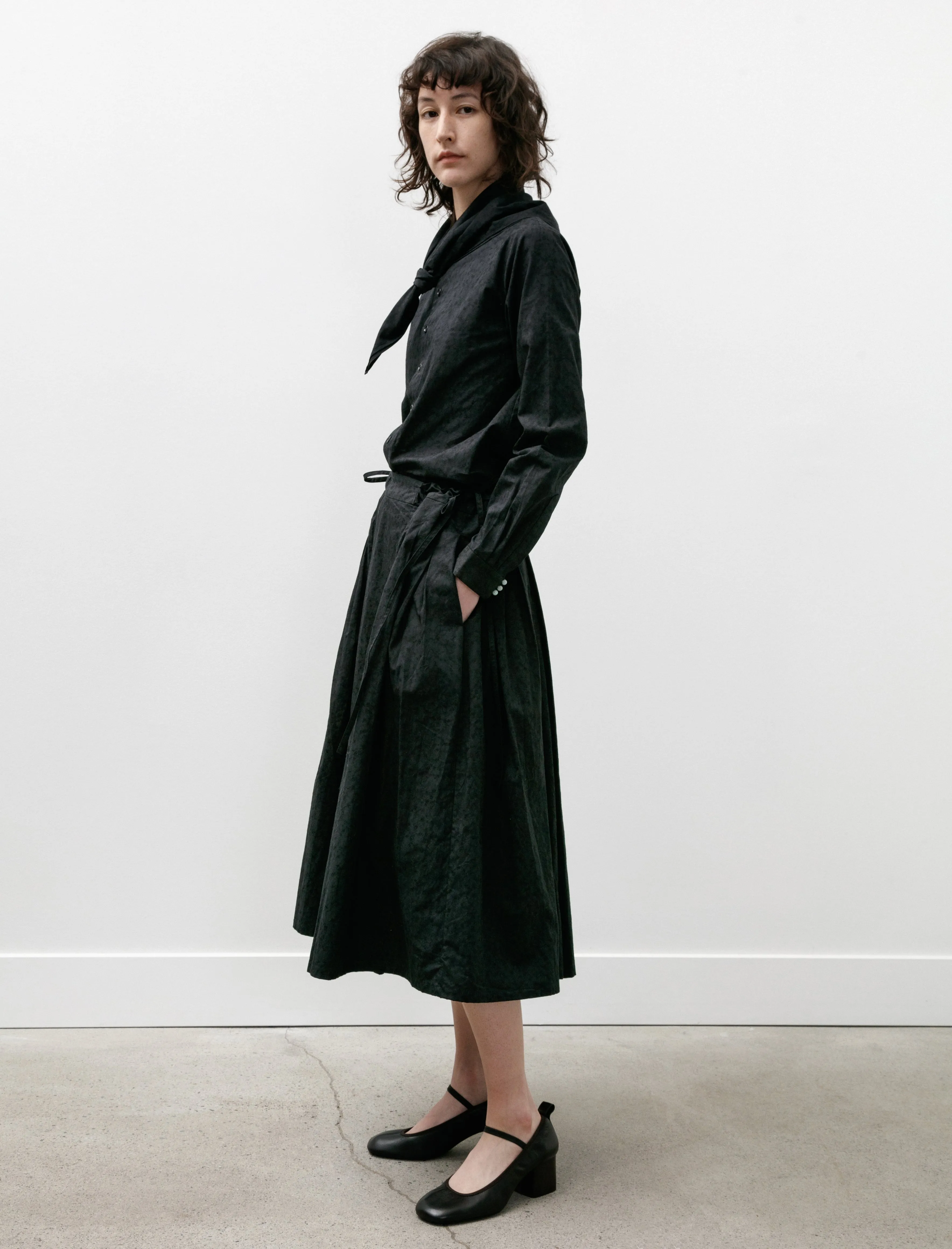 Jacquard Drawstring Skirt Obsidian sold by SHOP NEIGHBOR product image thumbnail 4