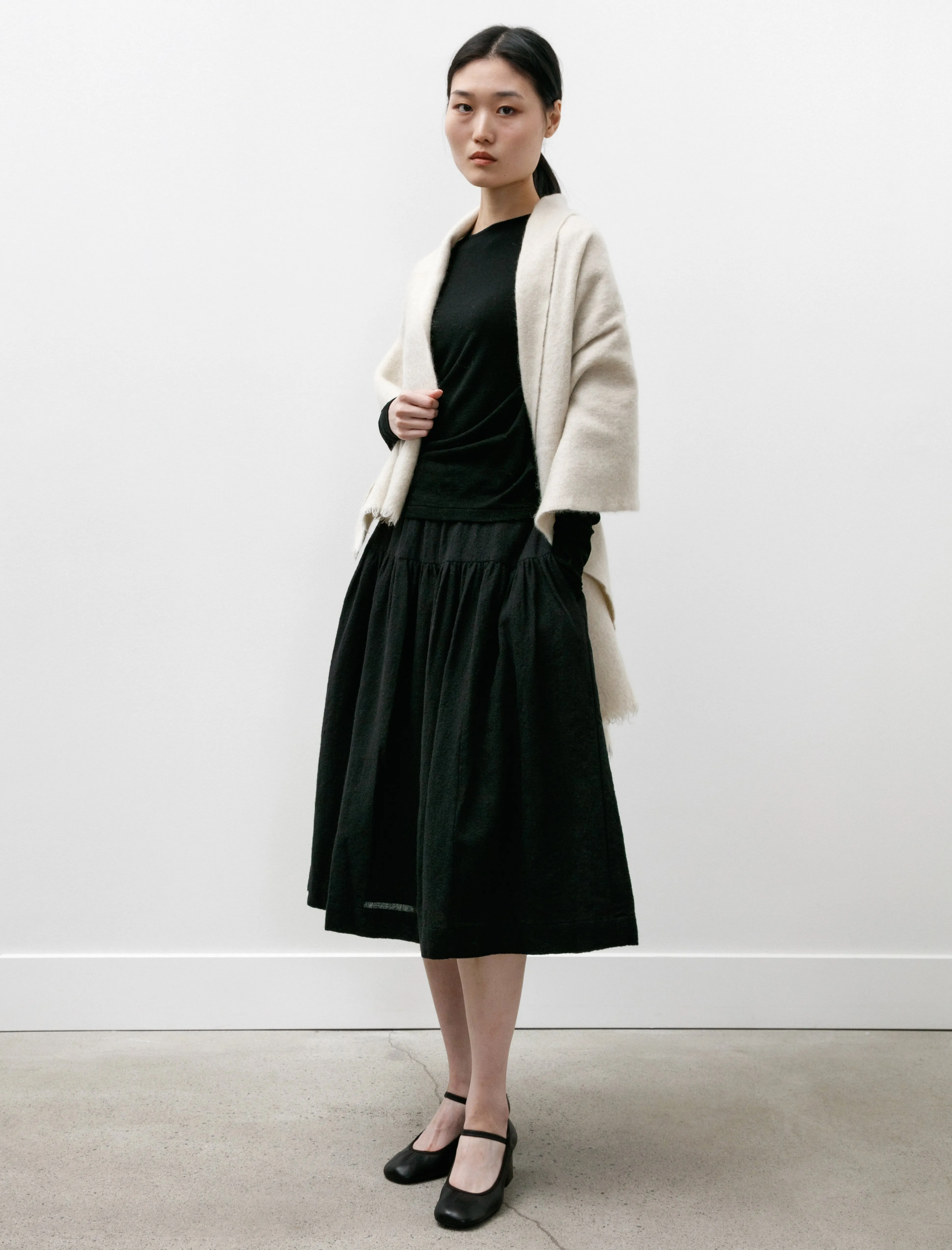 Nomad Dense Boiled Scarf Natural Yak White sold by SHOP NEIGHBOR product image thumbnail 2