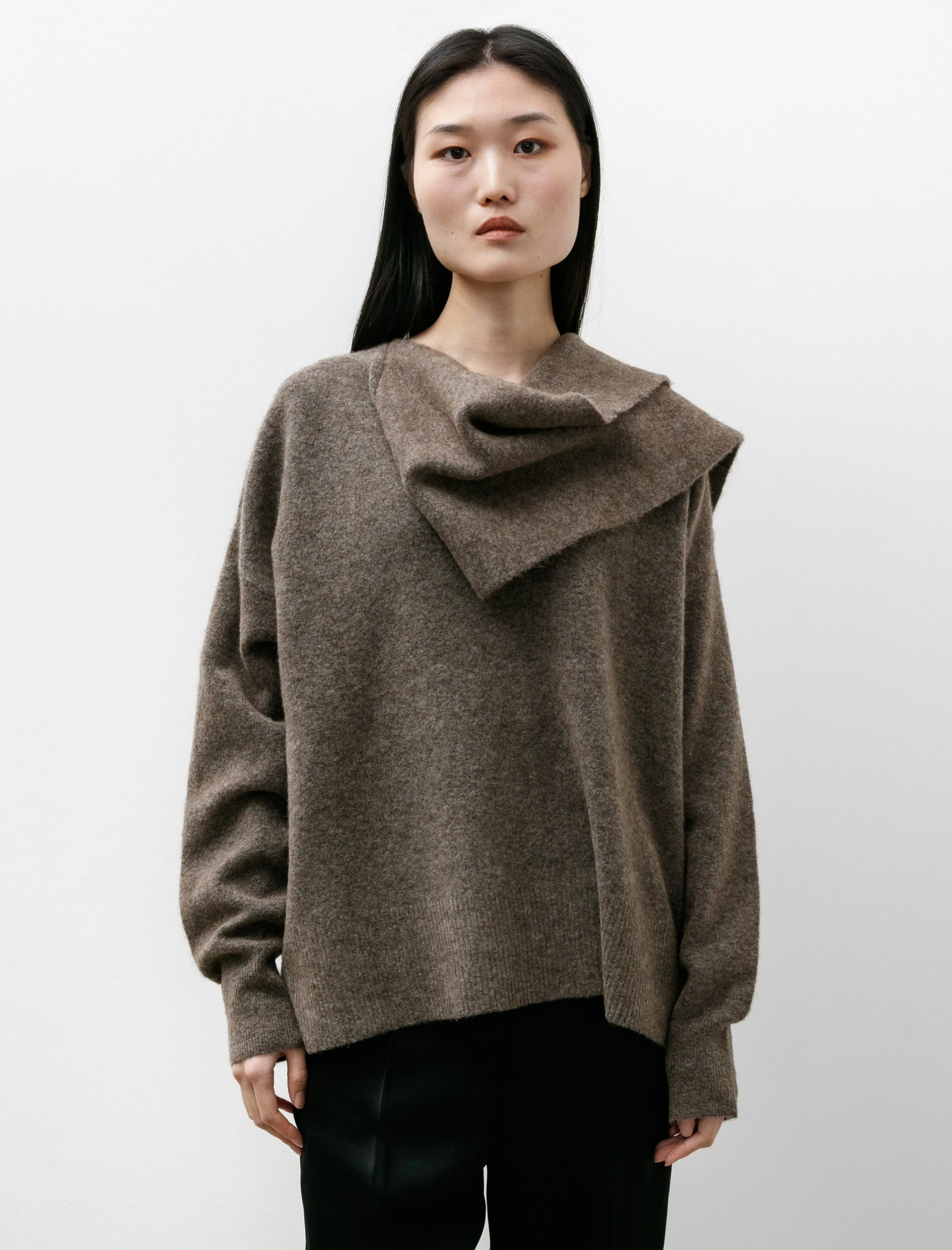 Draped Scarf Knit Truffle sold by SHOP NEIGHBOR product image thumbnail 2