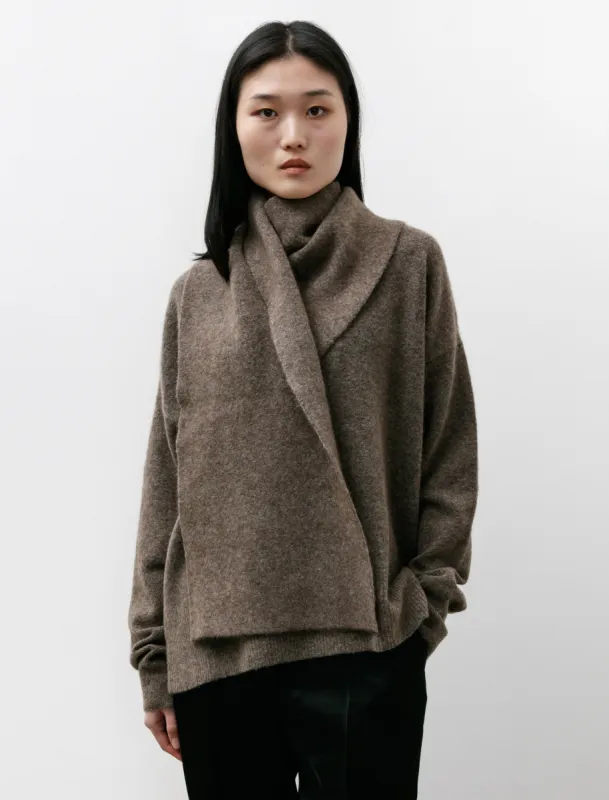 Draped Scarf Knit Truffle sold by SHOP NEIGHBOR