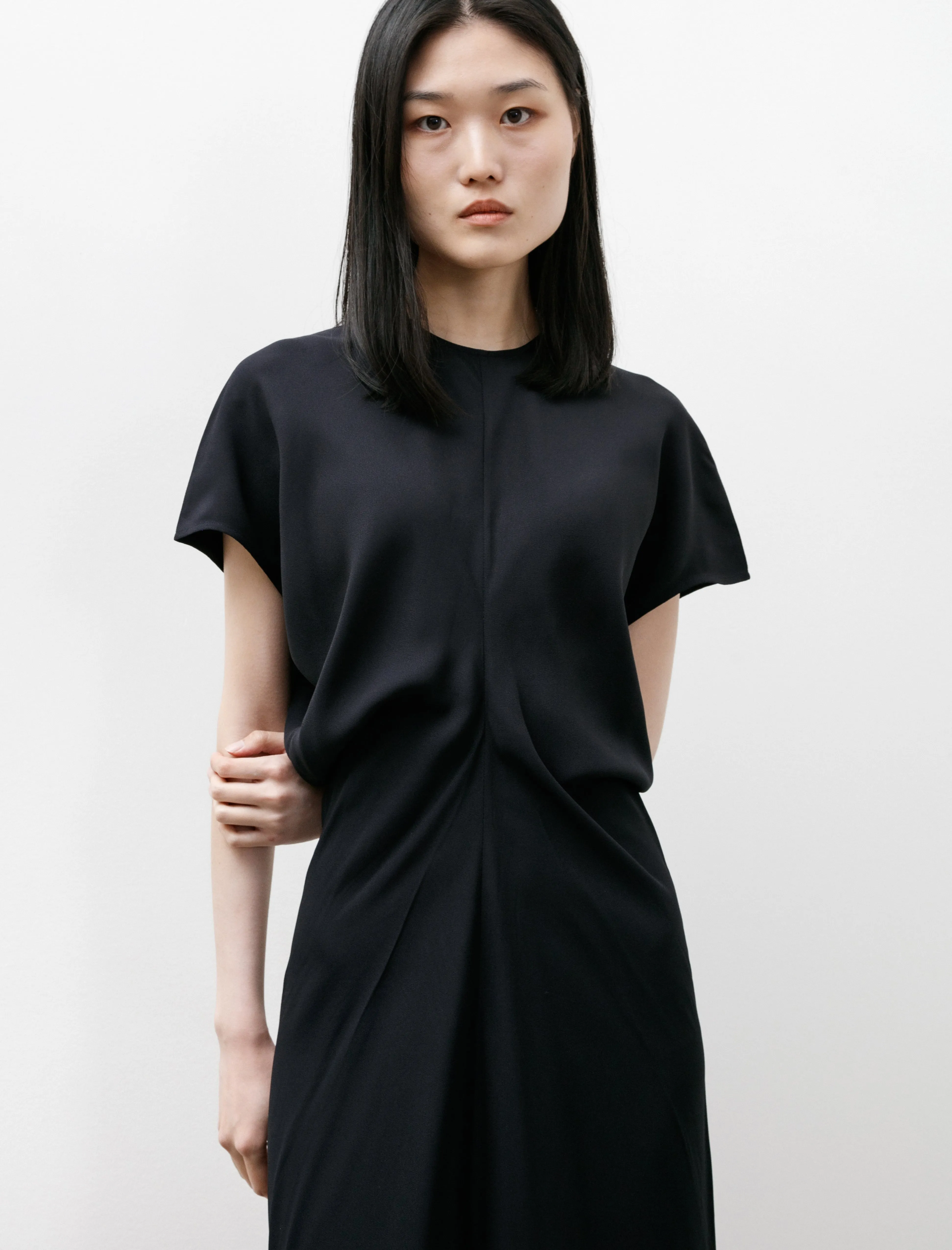 Slouch Waist Dress Viscose Navy sold by SHOP NEIGHBOR product image thumbnail 2
