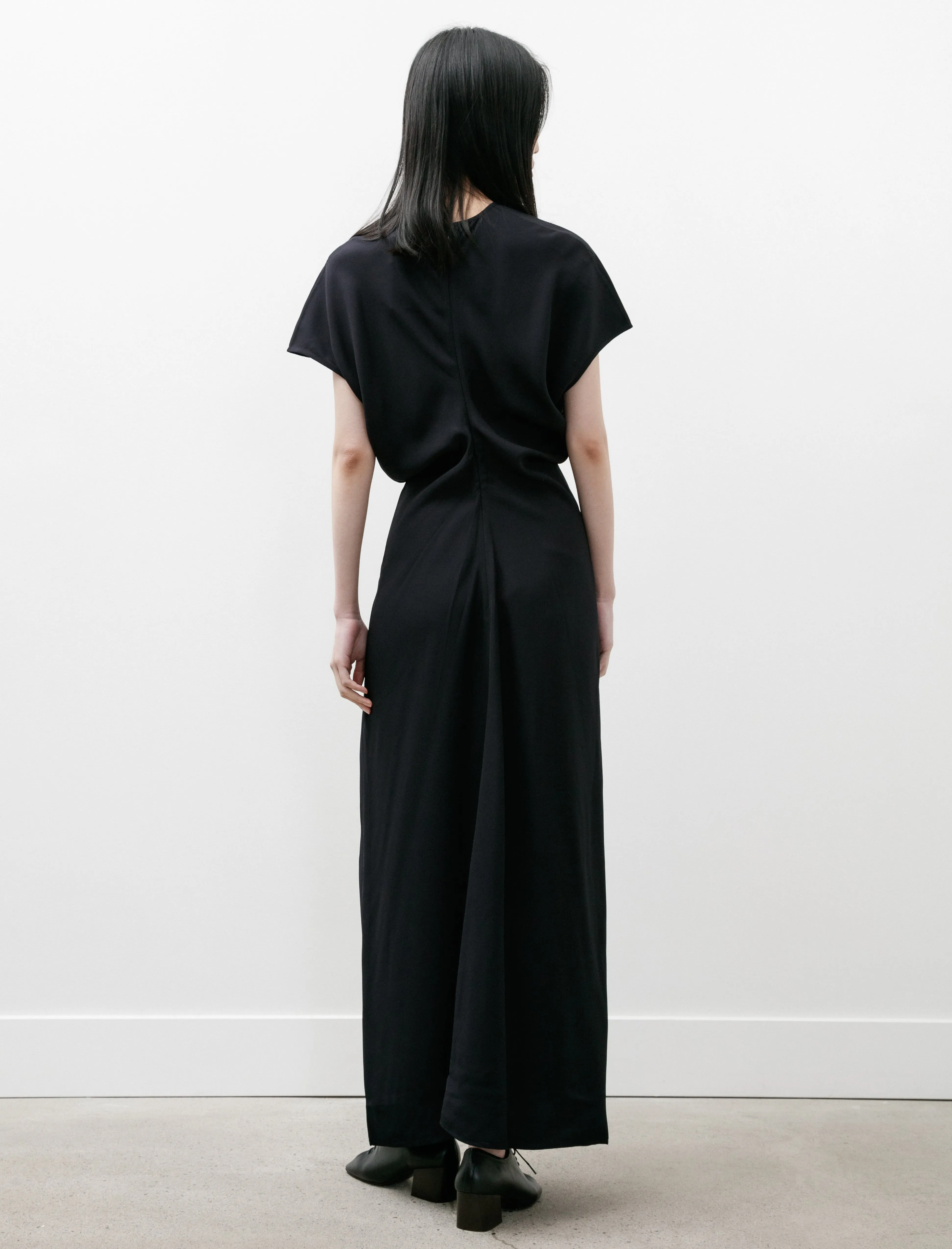 Slouch Waist Dress Viscose Navy sold by SHOP NEIGHBOR product image thumbnail 4