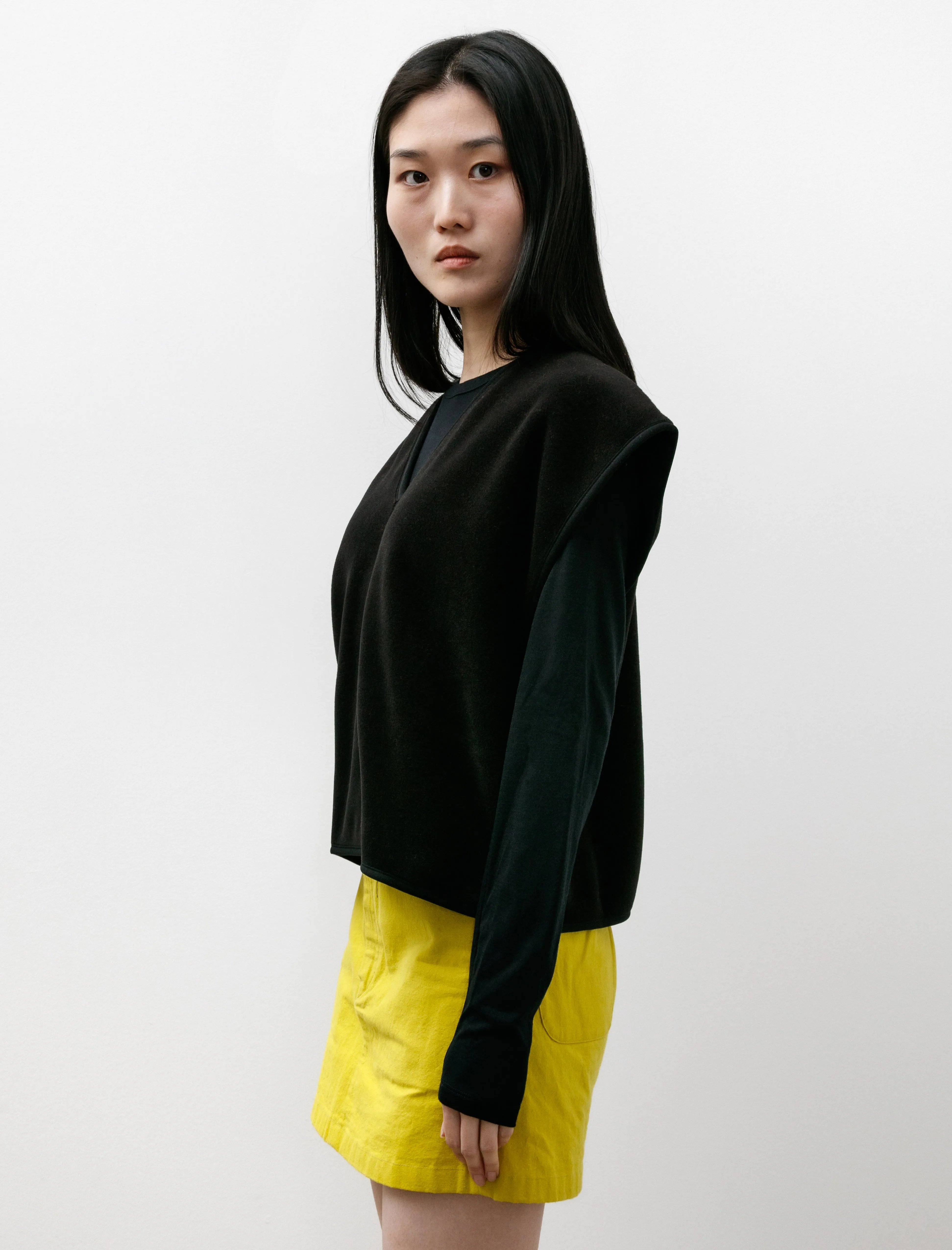 R17F5 Fleece Pullover Vest Black sold by SHOP NEIGHBOR product image thumbnail 3