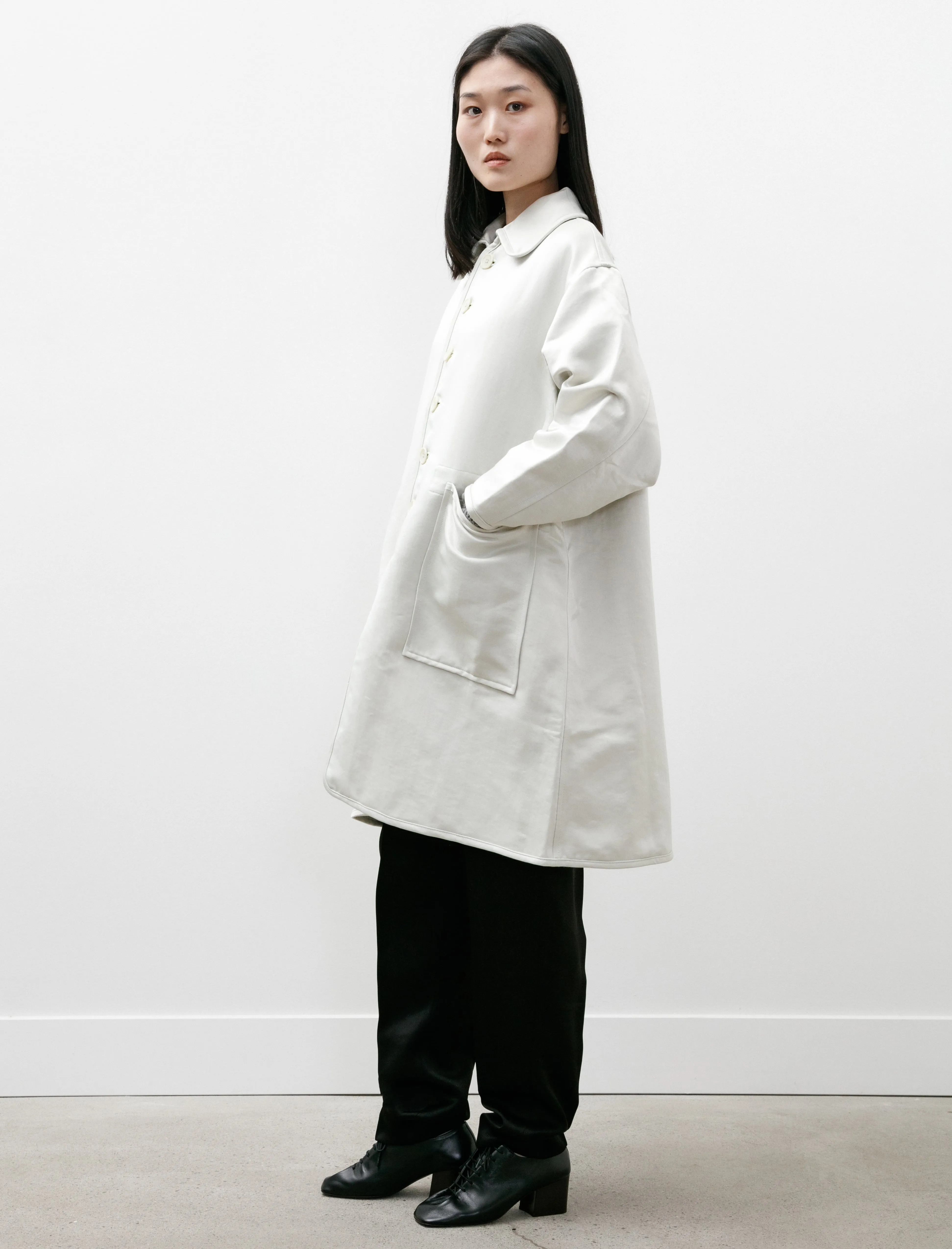 R17Y1 Long Double Face Coat Clay sold by SHOP NEIGHBOR product image thumbnail 2