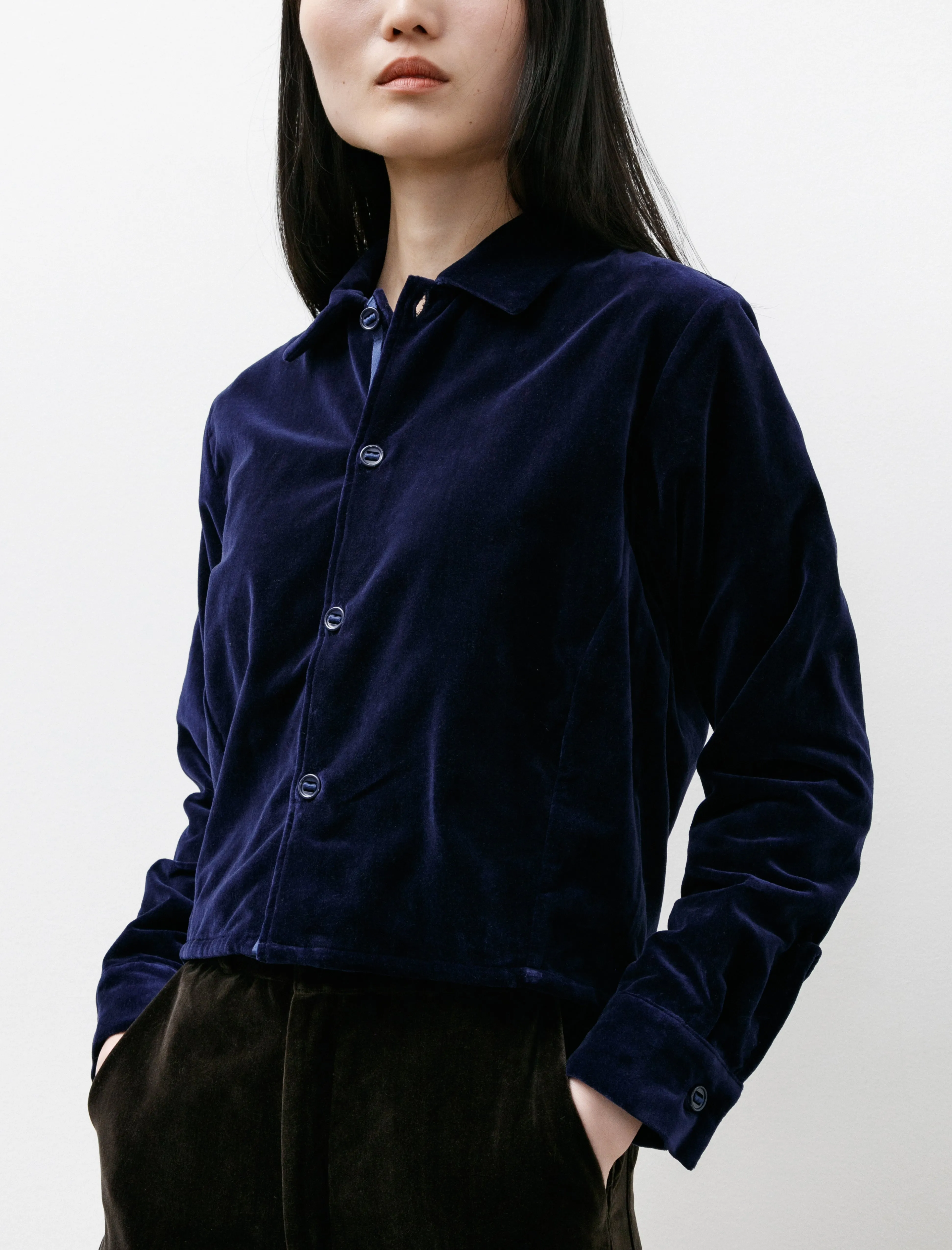 R17S1 Shirt Jacket Abyss Velvet sold by SHOP NEIGHBOR product image thumbnail 2