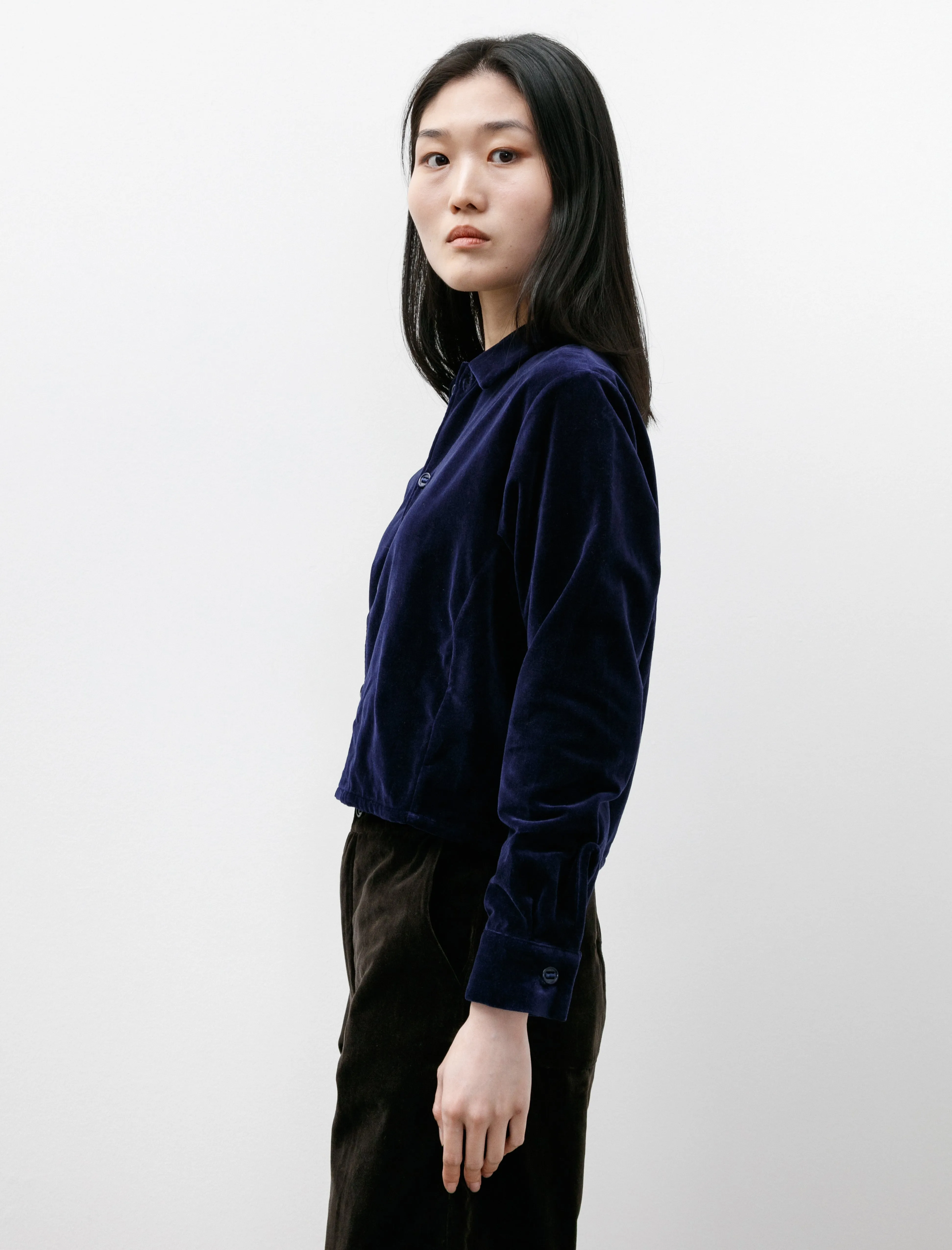 R17S1 Shirt Jacket Abyss Velvet sold by SHOP NEIGHBOR product image thumbnail 4