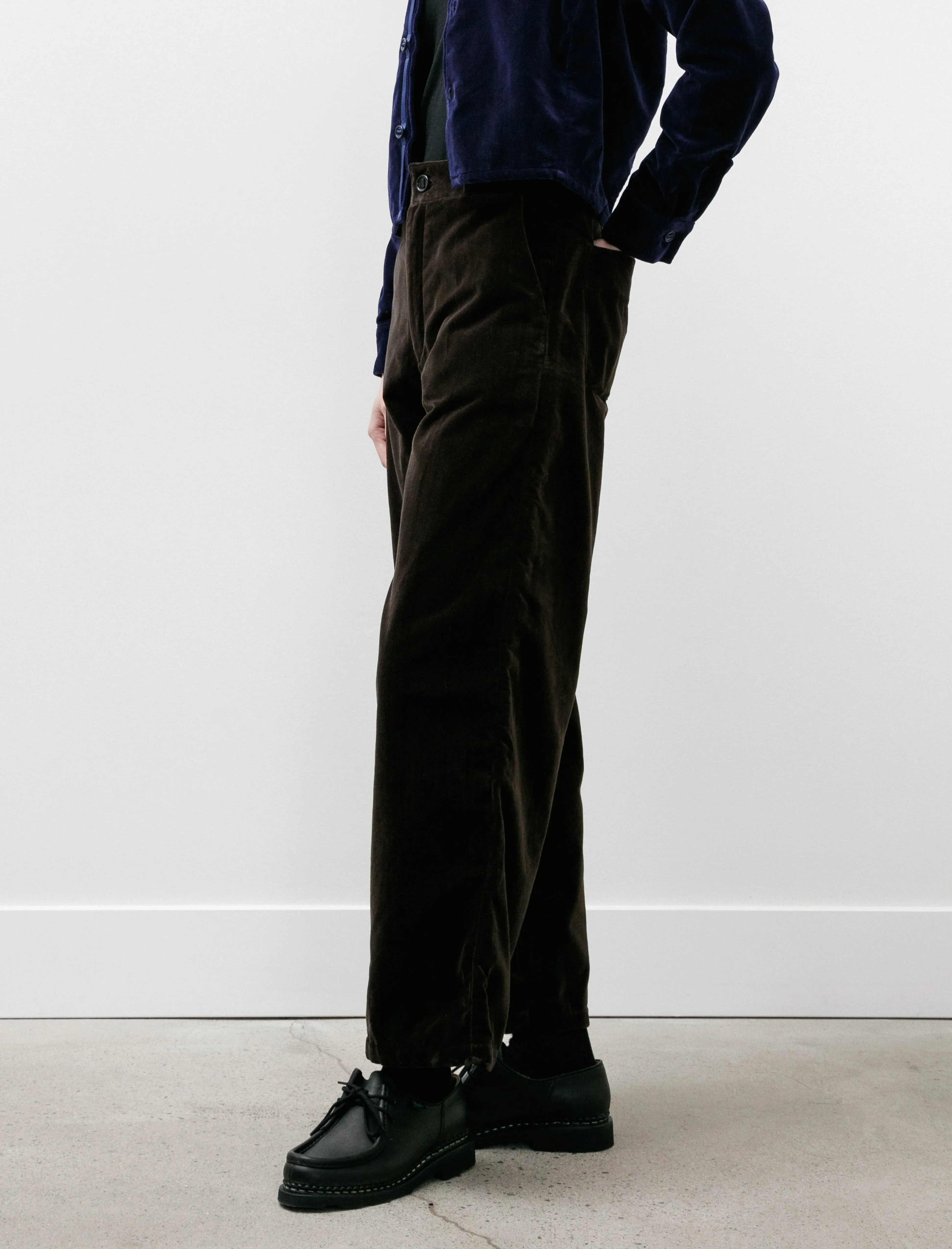 R17P4 High Waist Pants Shadow Velvet sold by SHOP NEIGHBOR product image thumbnail 4