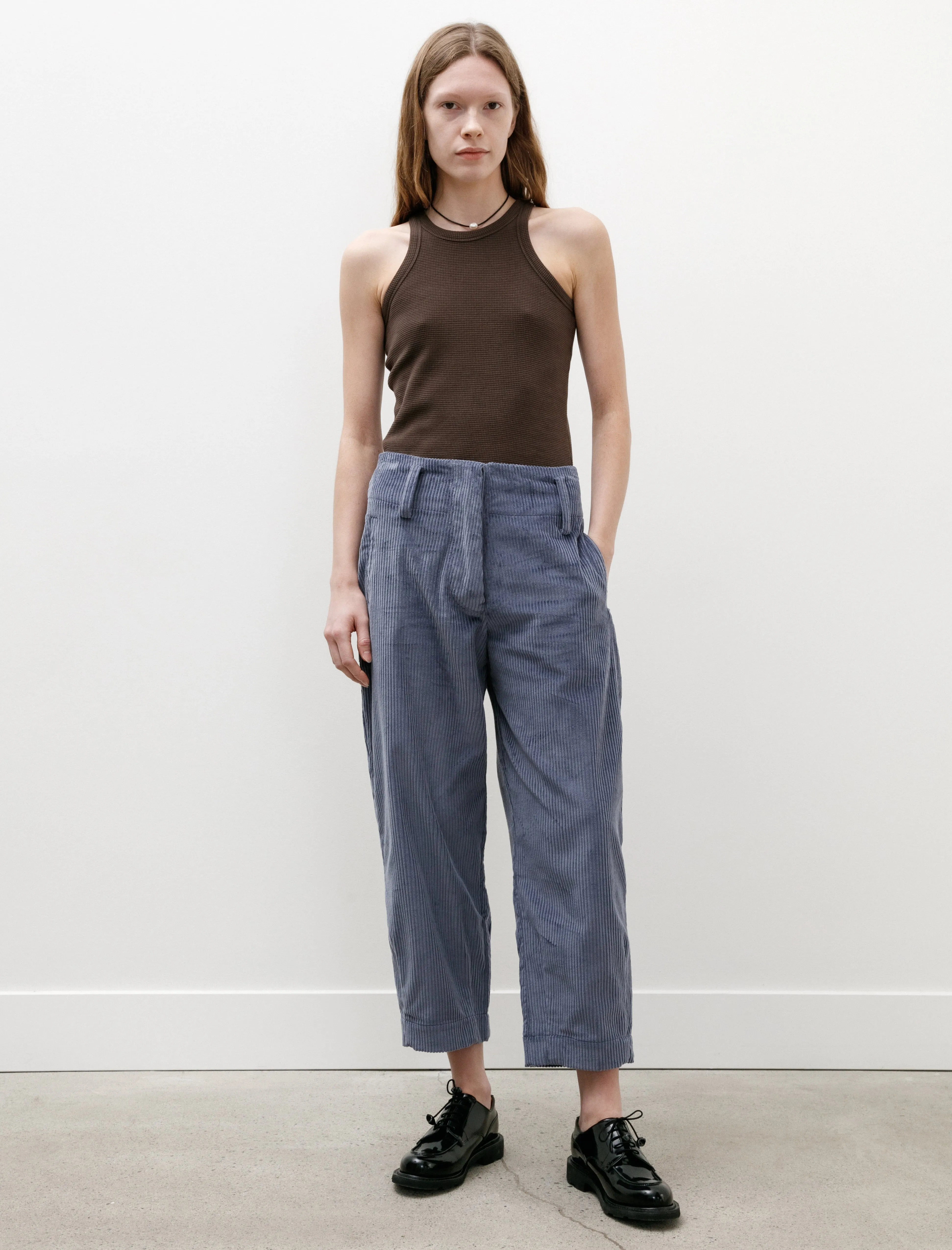 British 5 Wale Corduroy Grace Trousers Mystere sold by SHOP NEIGHBOR