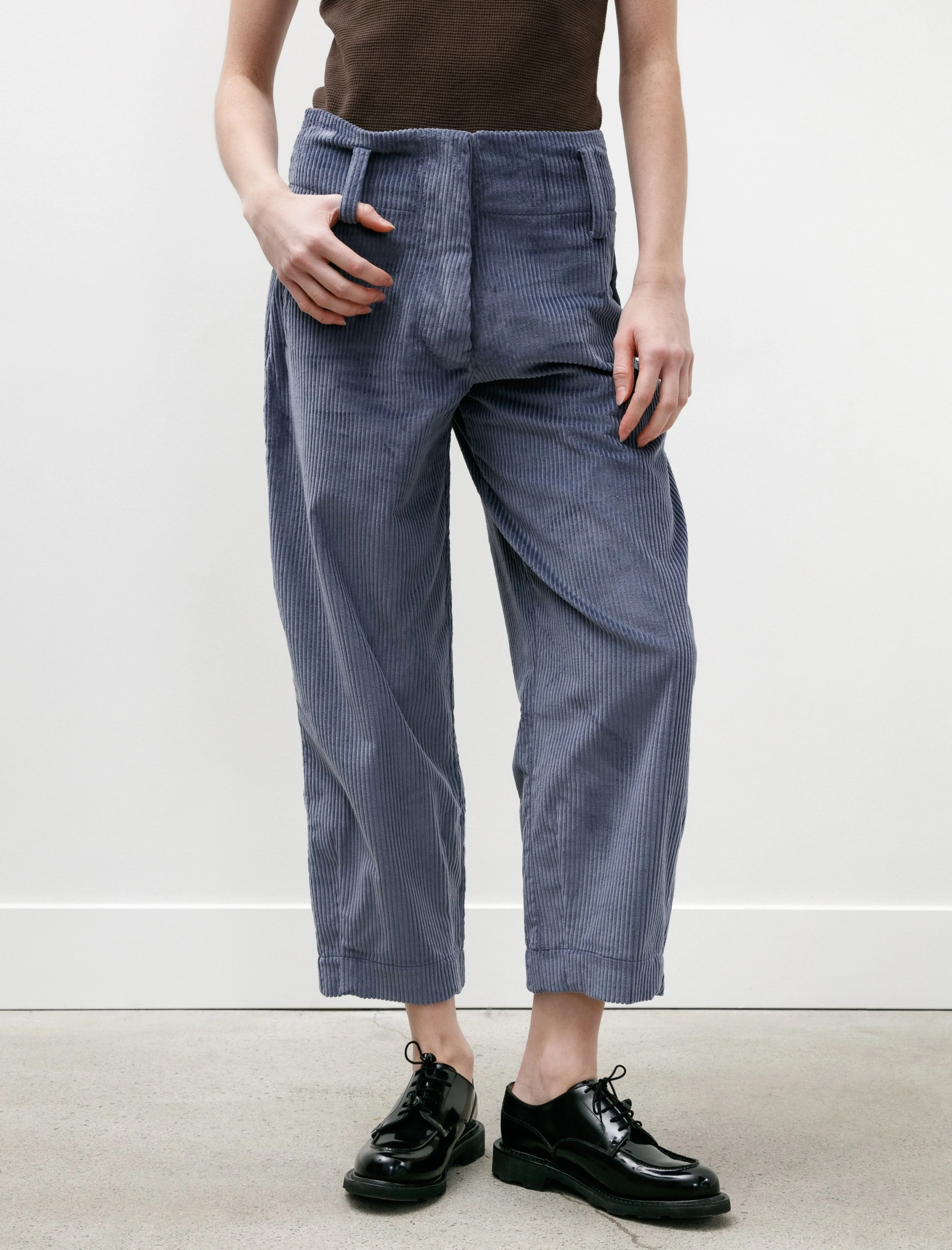 British 5 Wale Corduroy Grace Trousers Mystere sold by SHOP NEIGHBOR product image thumbnail 2