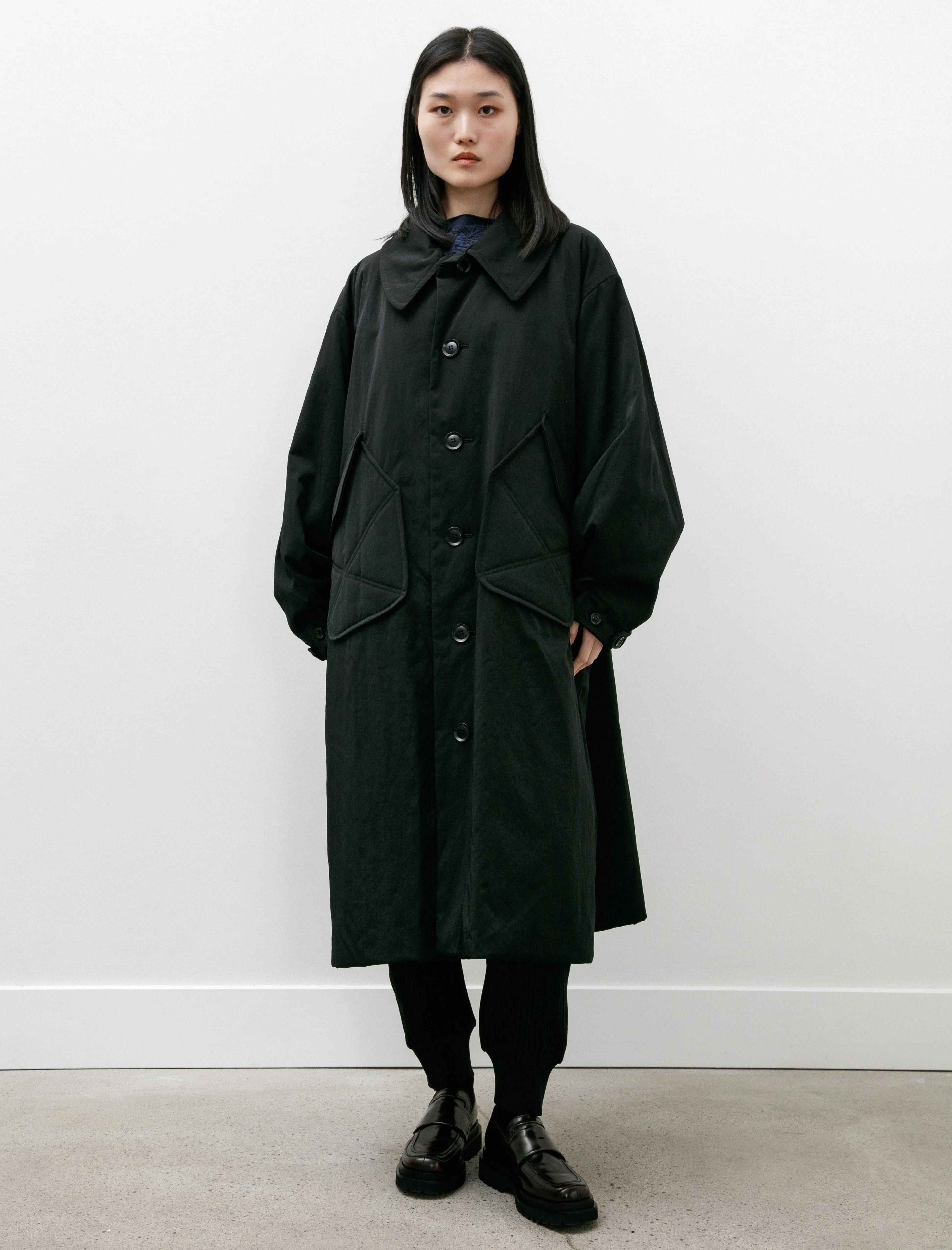 Big Pocket Coat Black sold by SHOP NEIGHBOR
