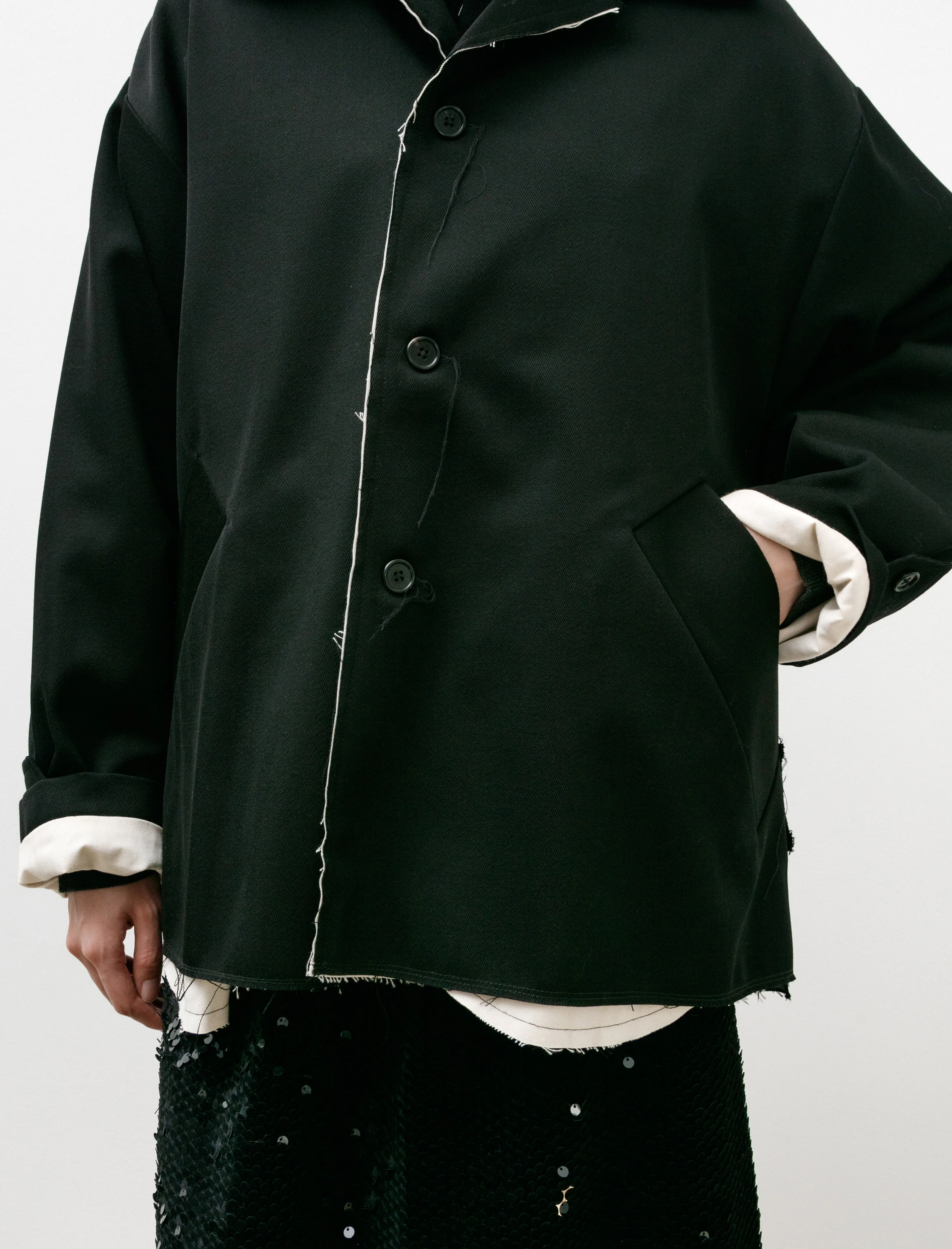 Short Mac Wool Twill Black sold by SHOP NEIGHBOR product image thumbnail 5