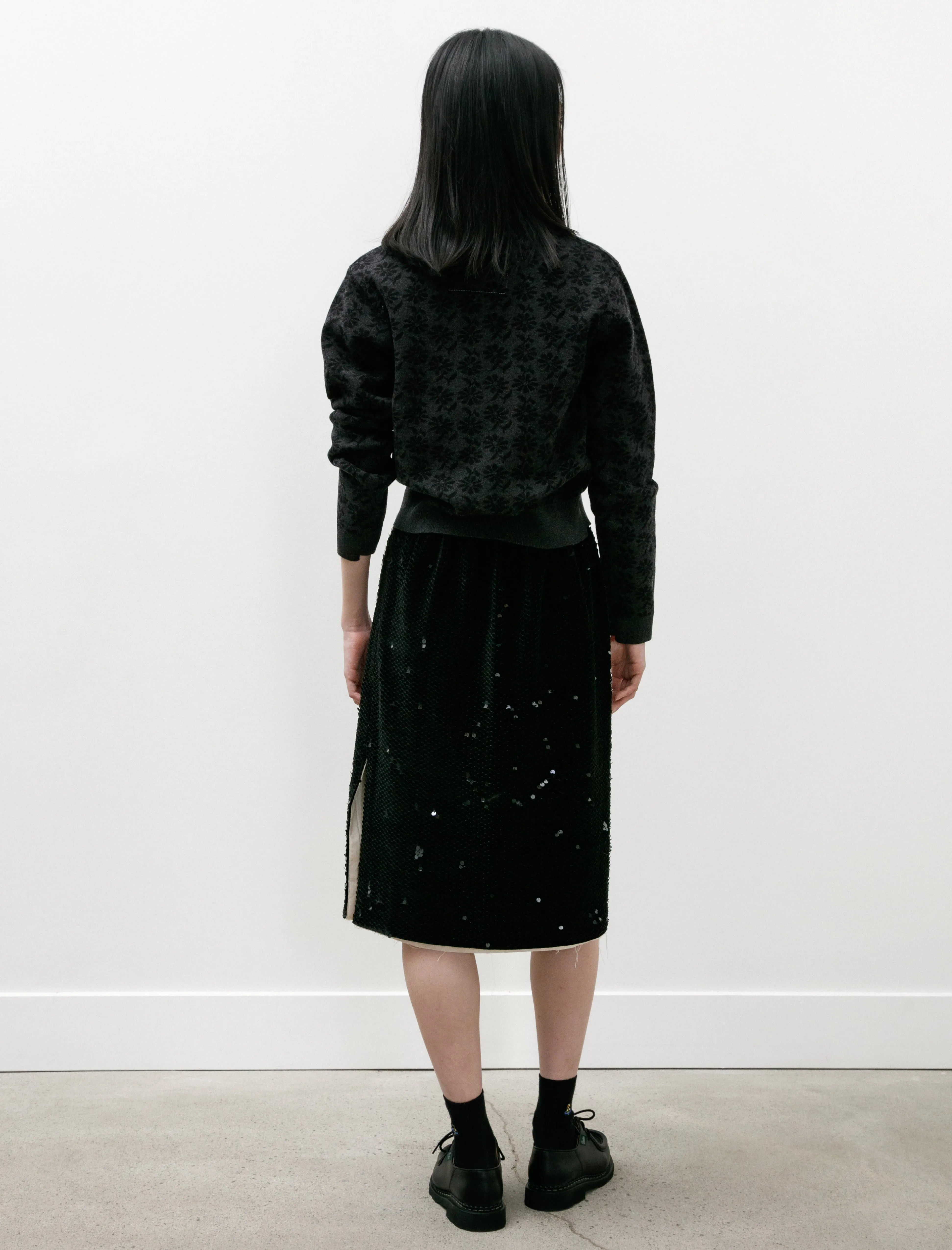 Glitter Skirt Velvet Backed Sequins Black sold by SHOP NEIGHBOR product image thumbnail 3