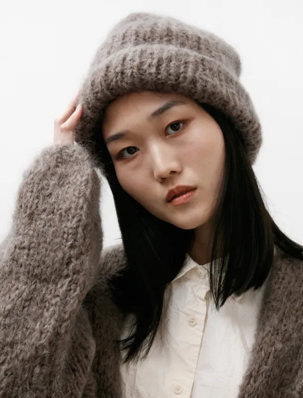 Mohair Beanie Khaki made by Casey Casey Womens