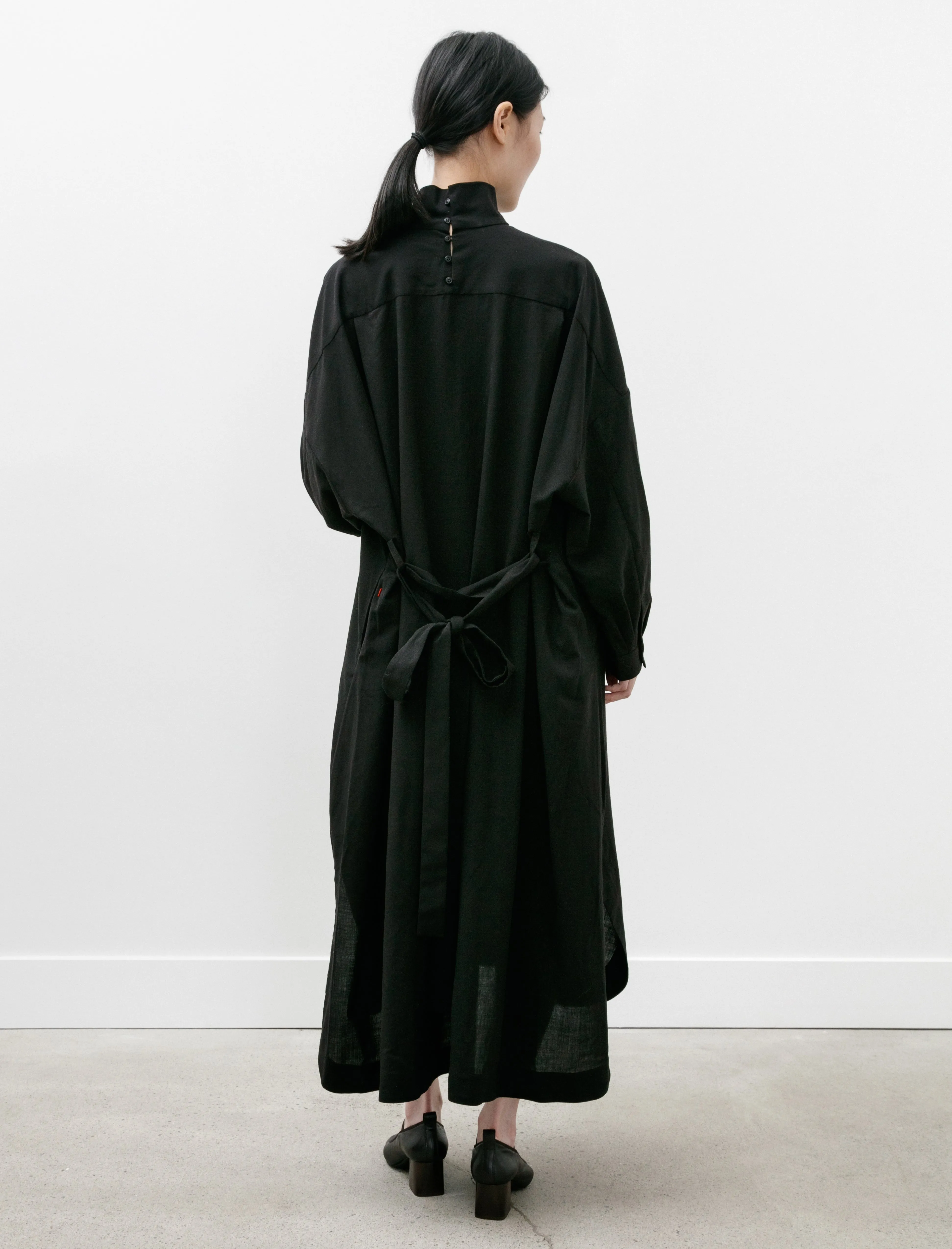 Elodie Dress Virgin Wool Black sold by SHOP NEIGHBOR product image thumbnail 4