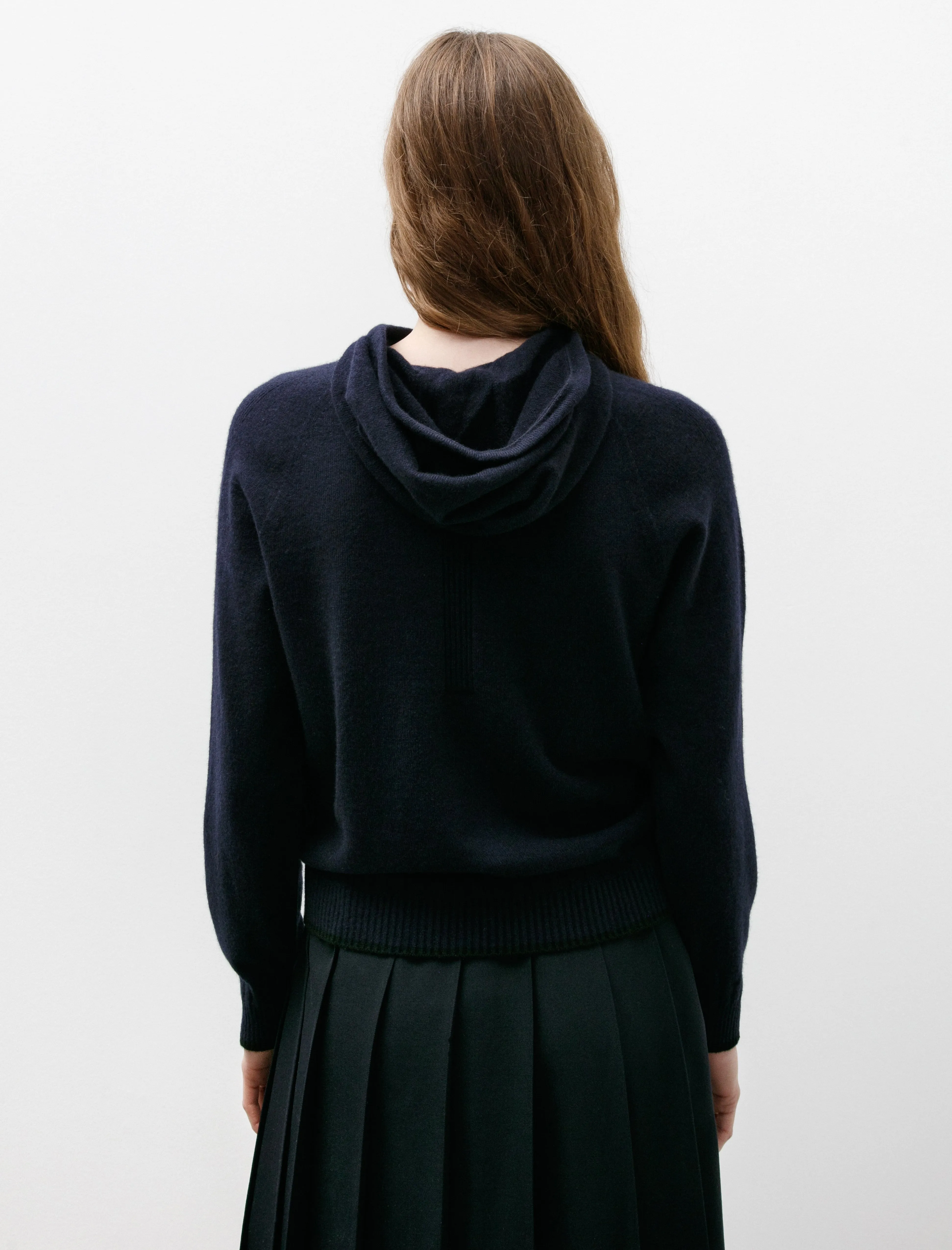 Cashmere Hoodie Navy-Black sold by SHOP NEIGHBOR product image thumbnail 4