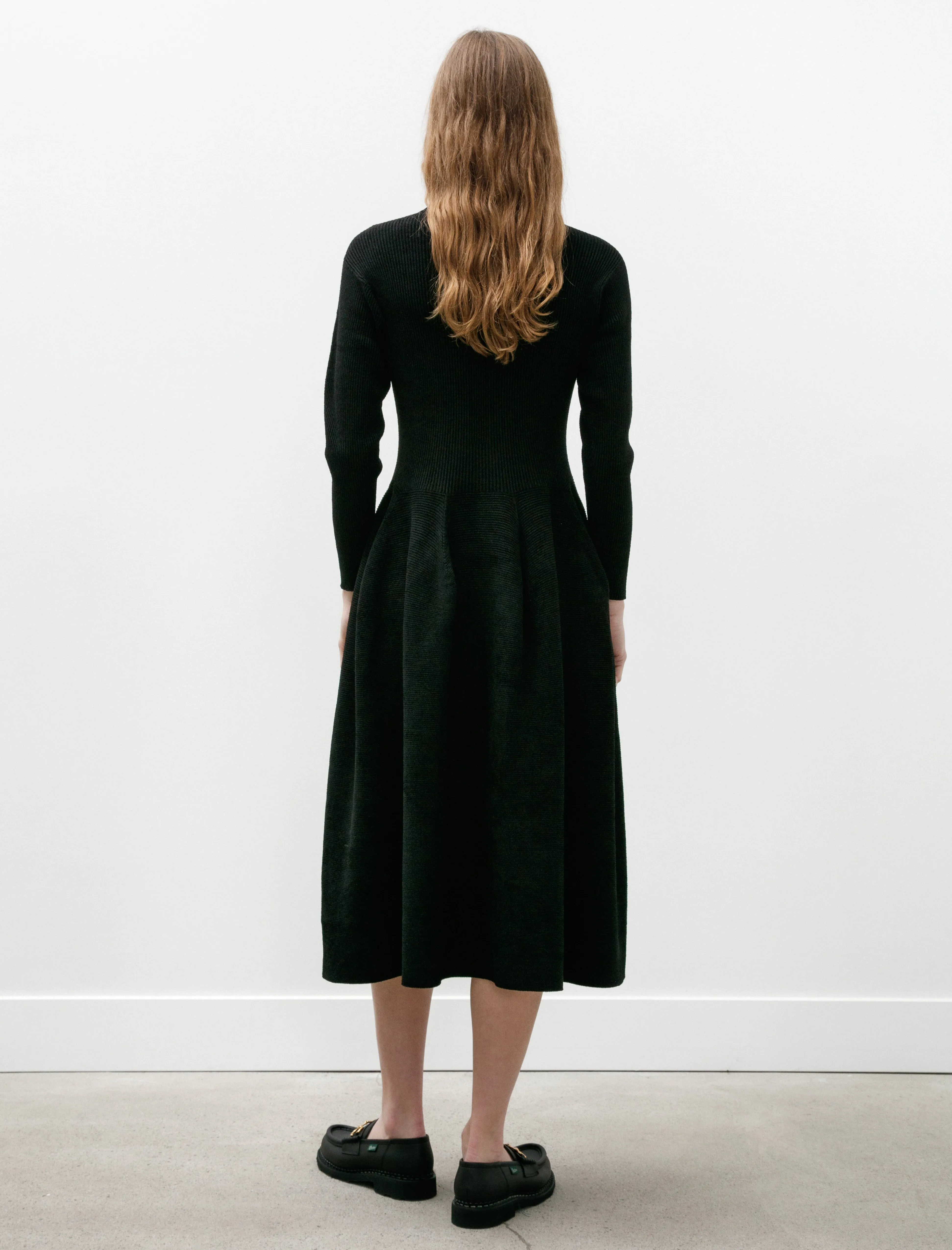 Pottery Velvet Long Sleeve Polo Dress Black sold by SHOP NEIGHBOR product image thumbnail 3
