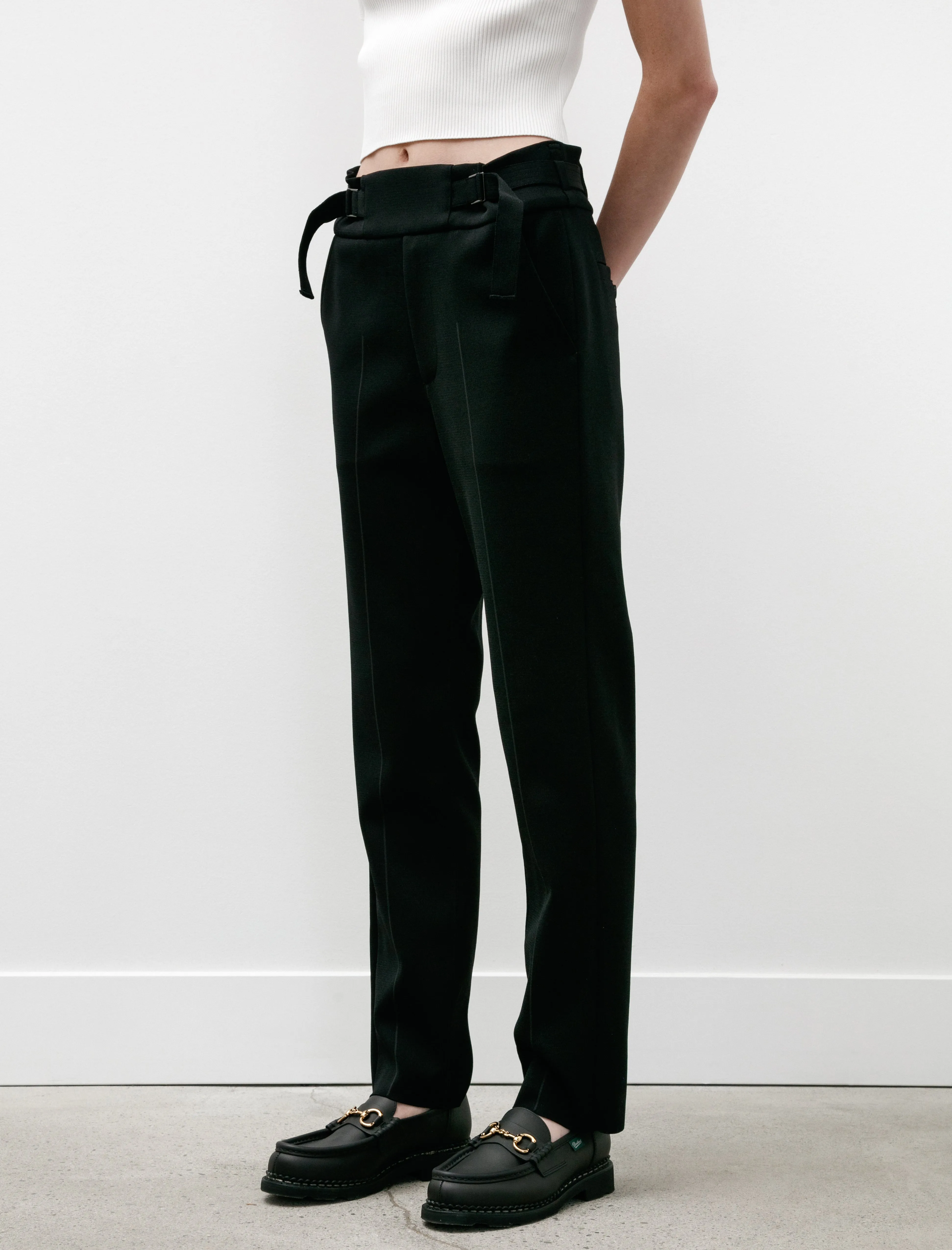 AC Milan Rib Taper Pants Black sold by SHOP NEIGHBOR product image thumbnail 4