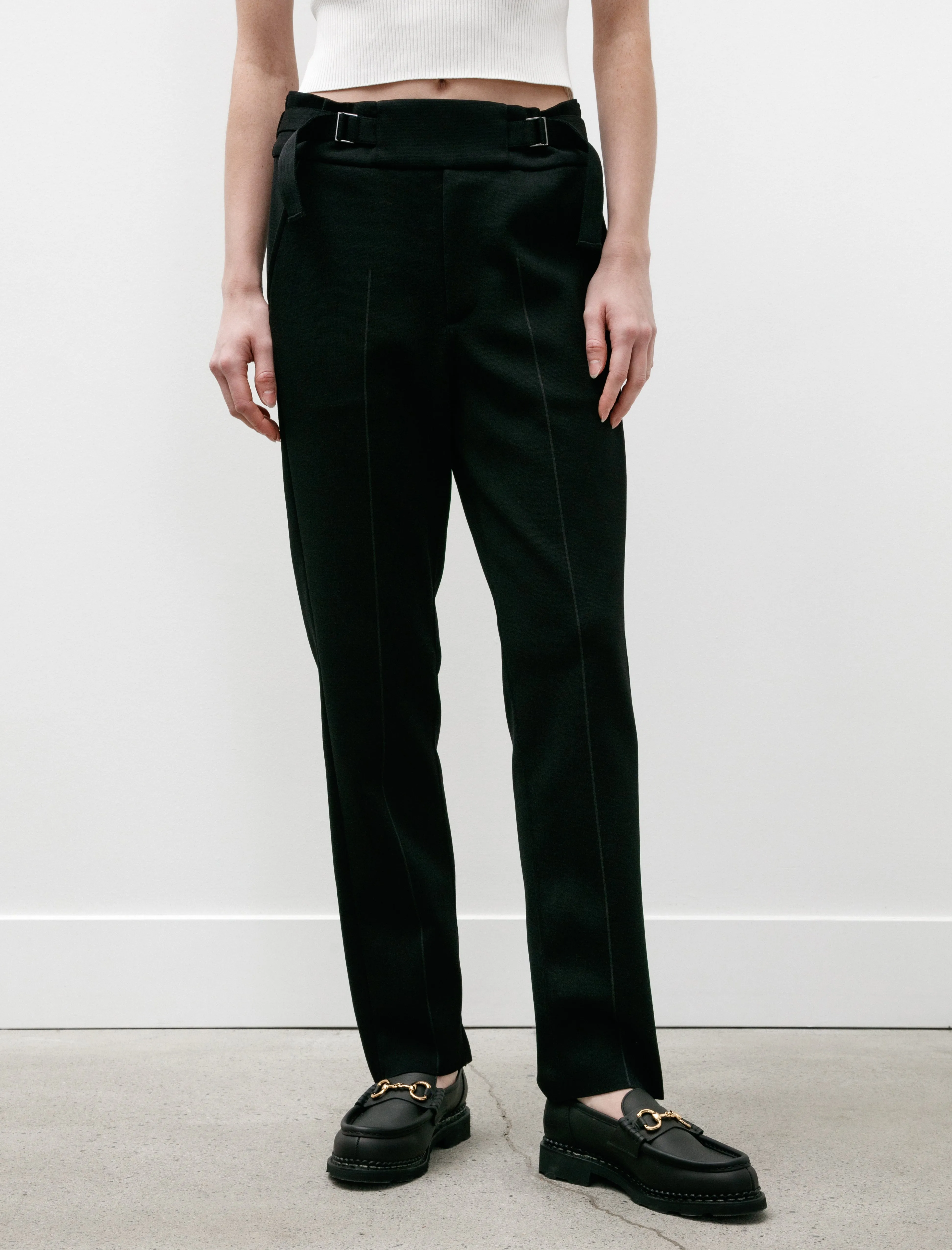 AC Milan Rib Taper Pants Black sold by SHOP NEIGHBOR product image thumbnail 2