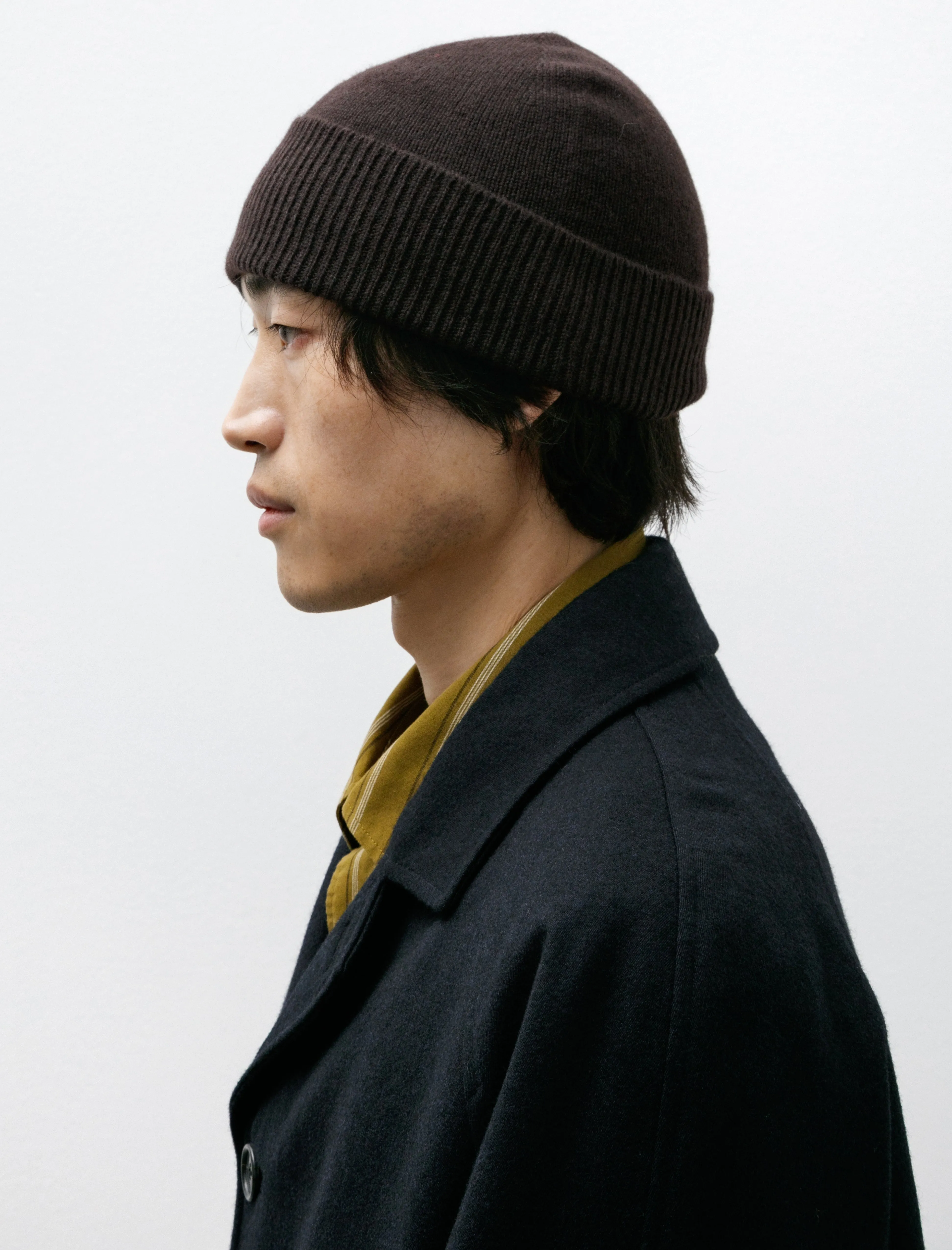 Fine Gauge Beanie Cashmere Rich Brown sold by SHOP NEIGHBOR product image thumbnail 3
