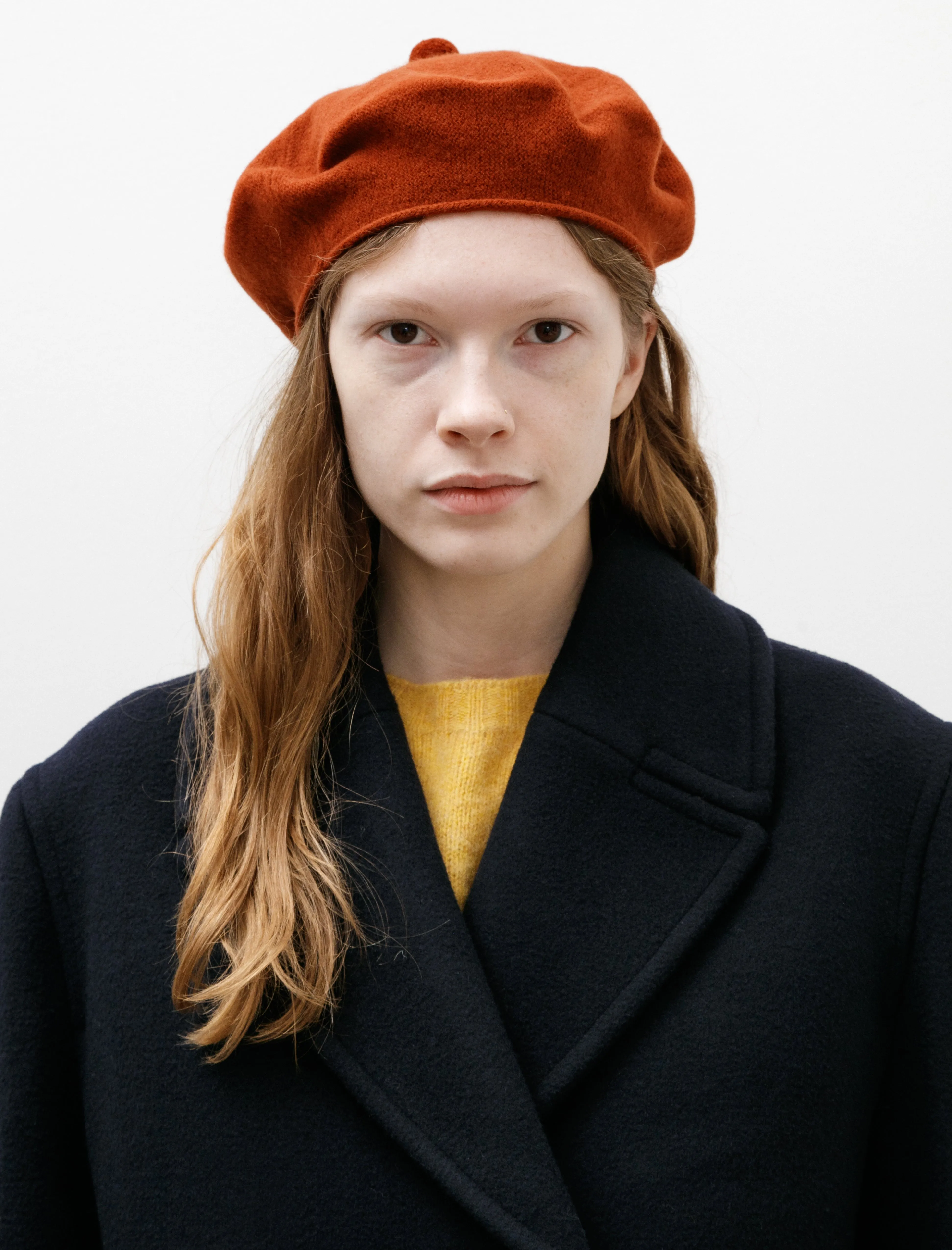 Felted Pompom Beret Harissa sold by SHOP NEIGHBOR product image thumbnail 2